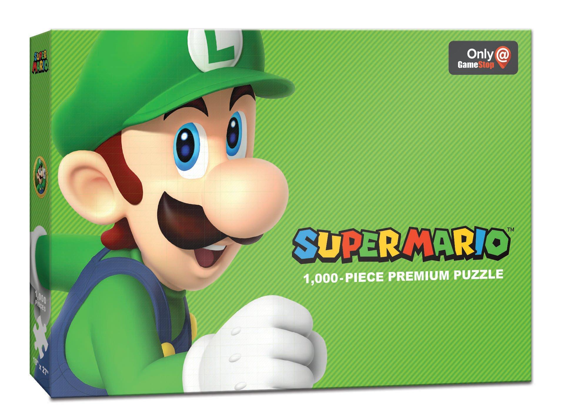 Super Mario Bros. Luigi 1000 Piece Premium Puzzle - Only at GameStop ...