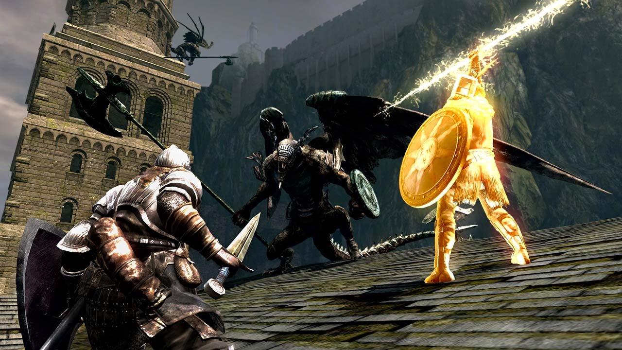  Dark Souls Trilogy - PlayStation 4 : Bandai Namco Games Amer:  Everything Else