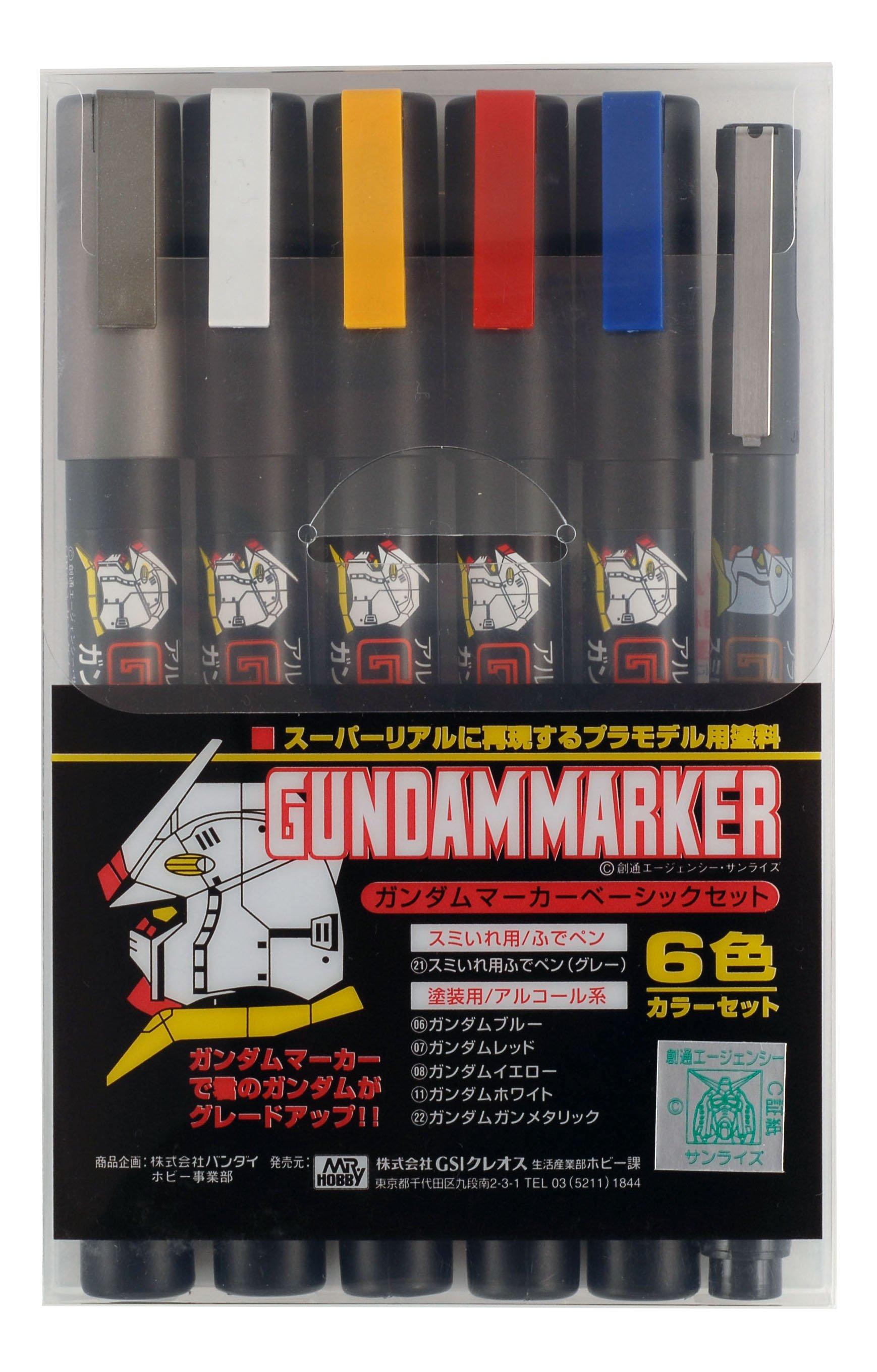 GMS105 Gundam Marker Basic Set (Sets of 6)