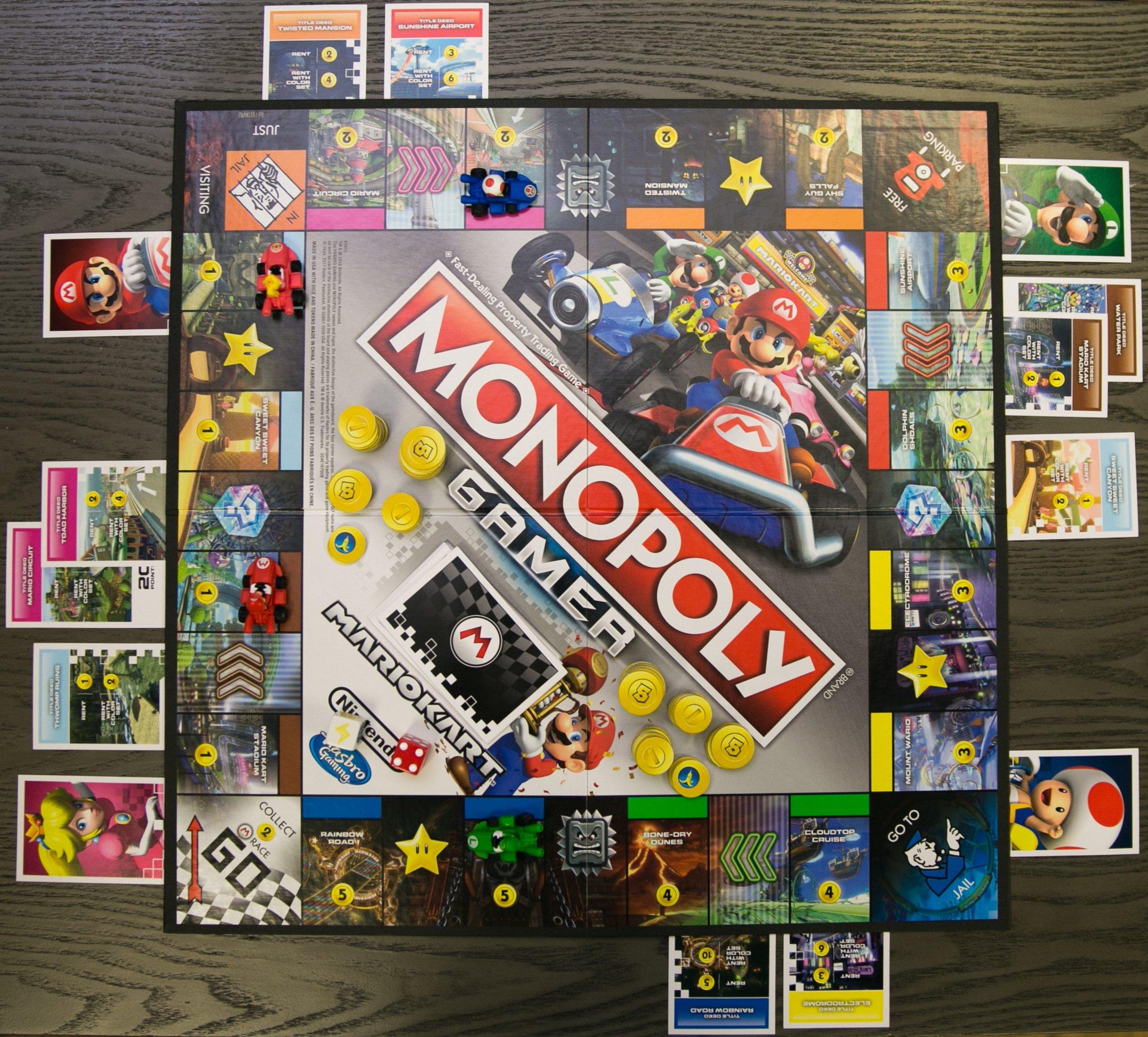 list item 9 of 17 Monopoly Gamer: Mario Kart Board Game