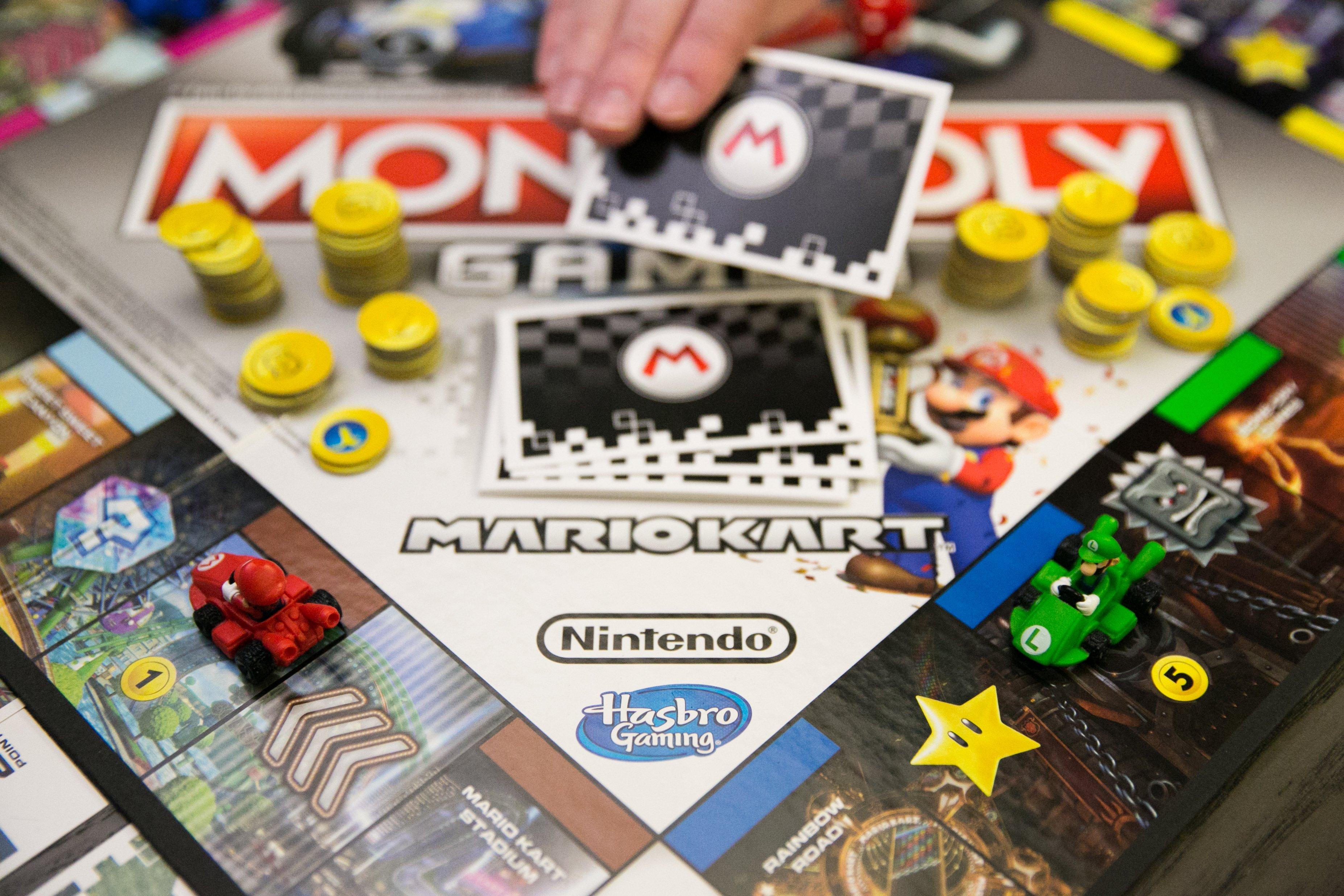 list item 4 of 17 Monopoly Gamer: Mario Kart Board Game