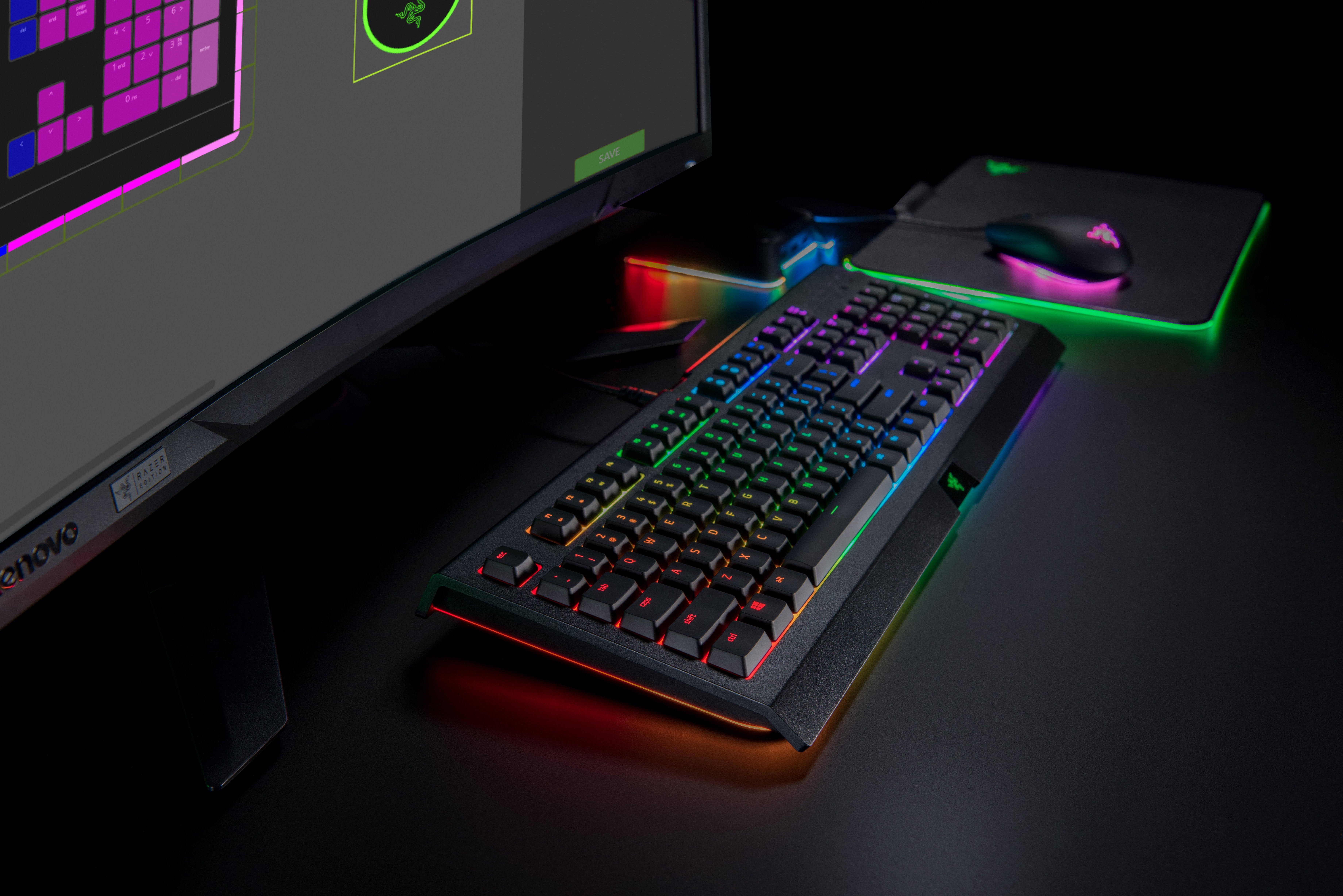 Razer Cynosa Chroma RGB Wired Membrane Gaming Keyboard | GameStop