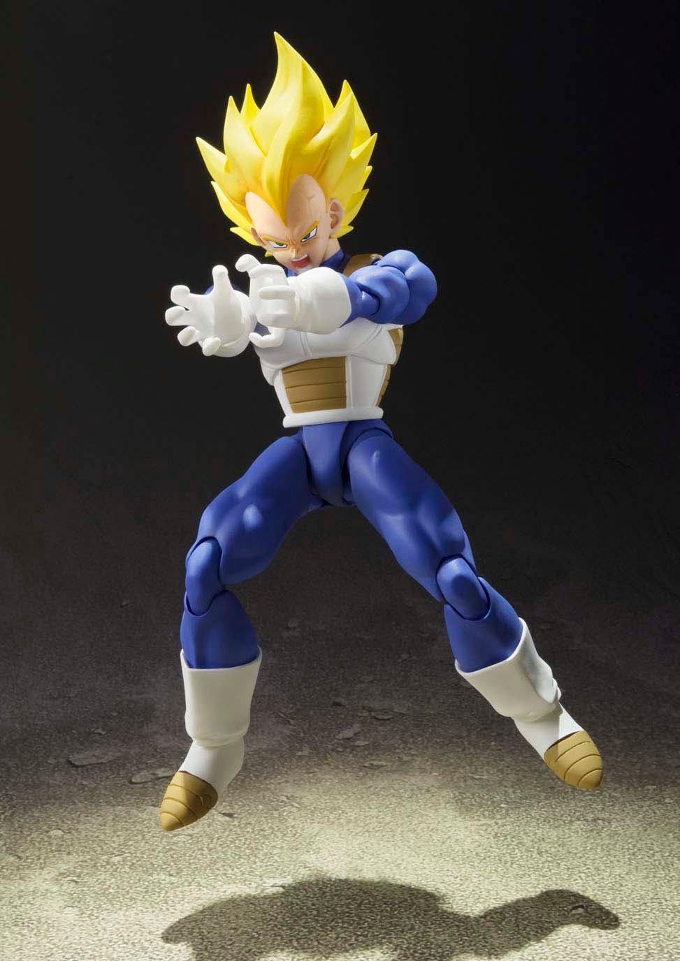 Dragon Ball Z Super Saiyan Vegeta S.H. Figuarts Action Figure GameStop