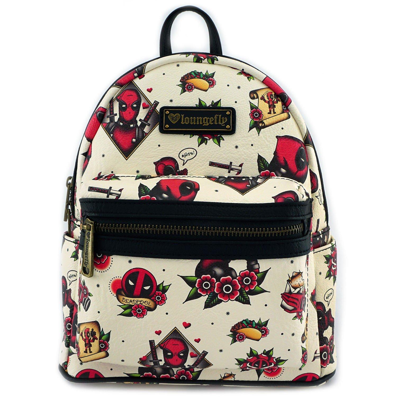 loungefly deadpool mini backpack