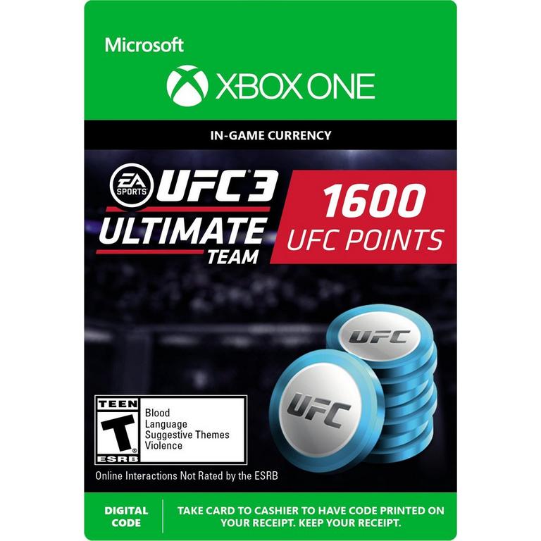 EA Sports UFC 3 1,600 Ultimate Team Points