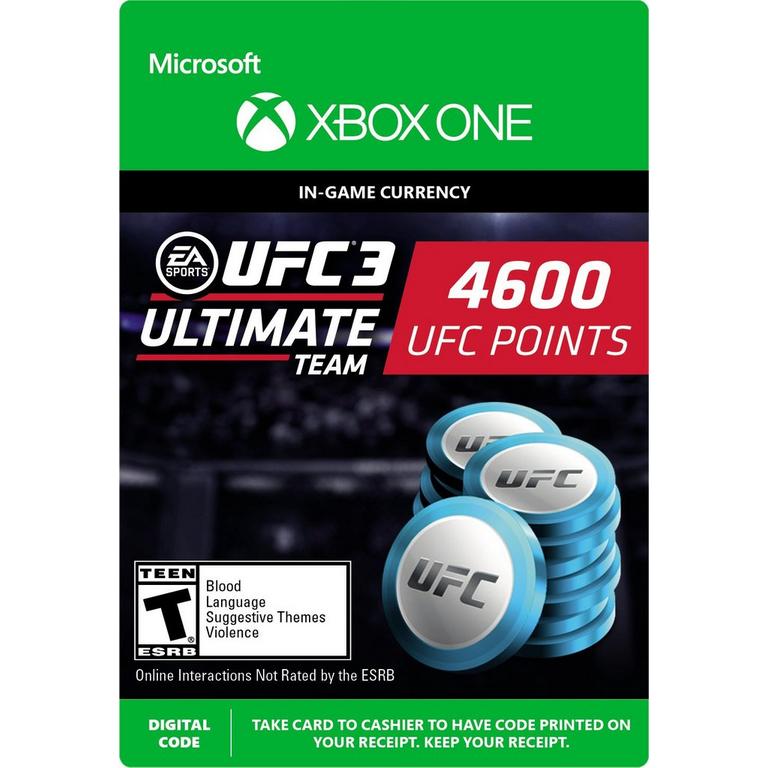 EA Sports UFC 3 4,600 Ultimate Team Points