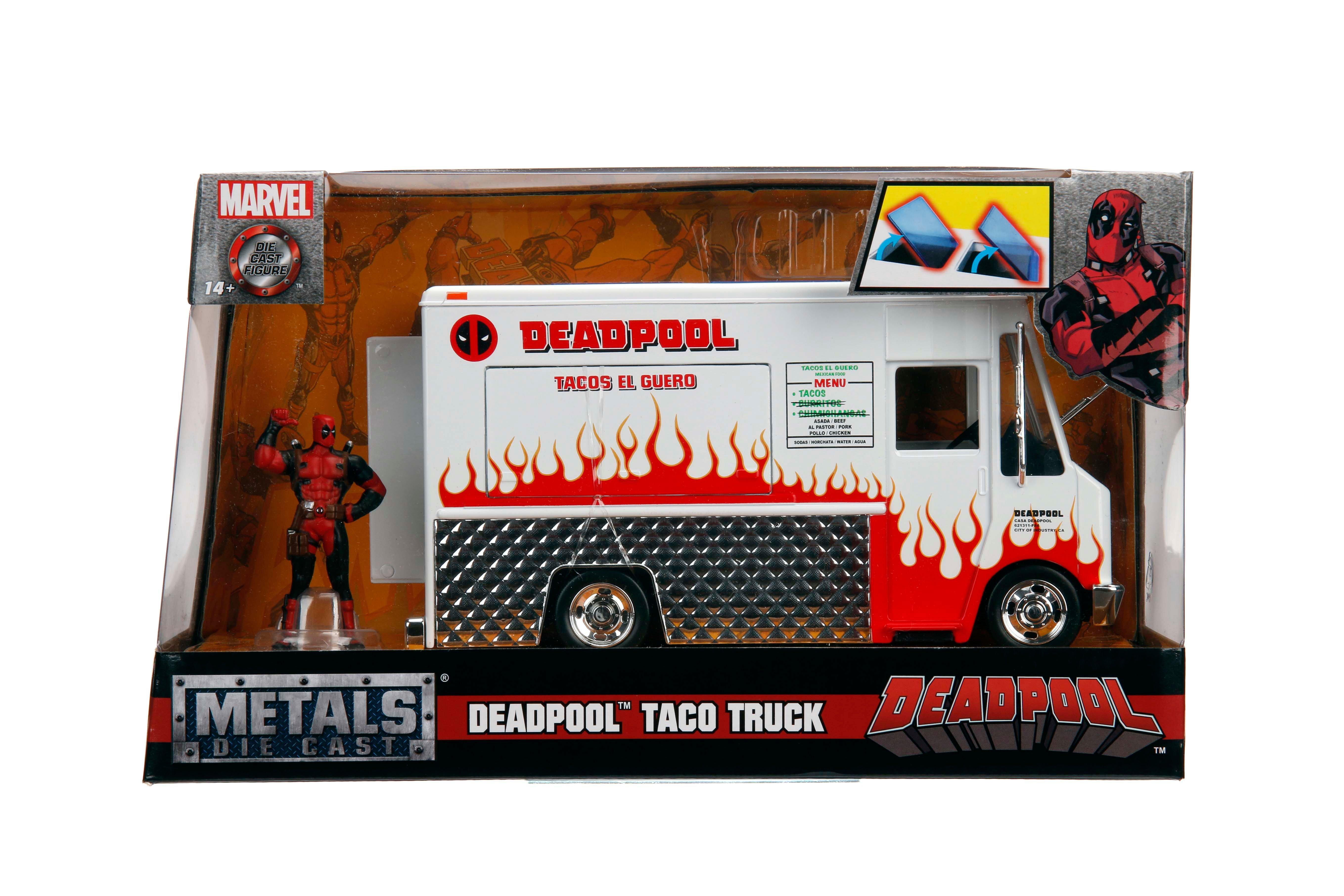 Deadpool Diecast Taco Truck First At Gamestop Gamestop - taco city roblox