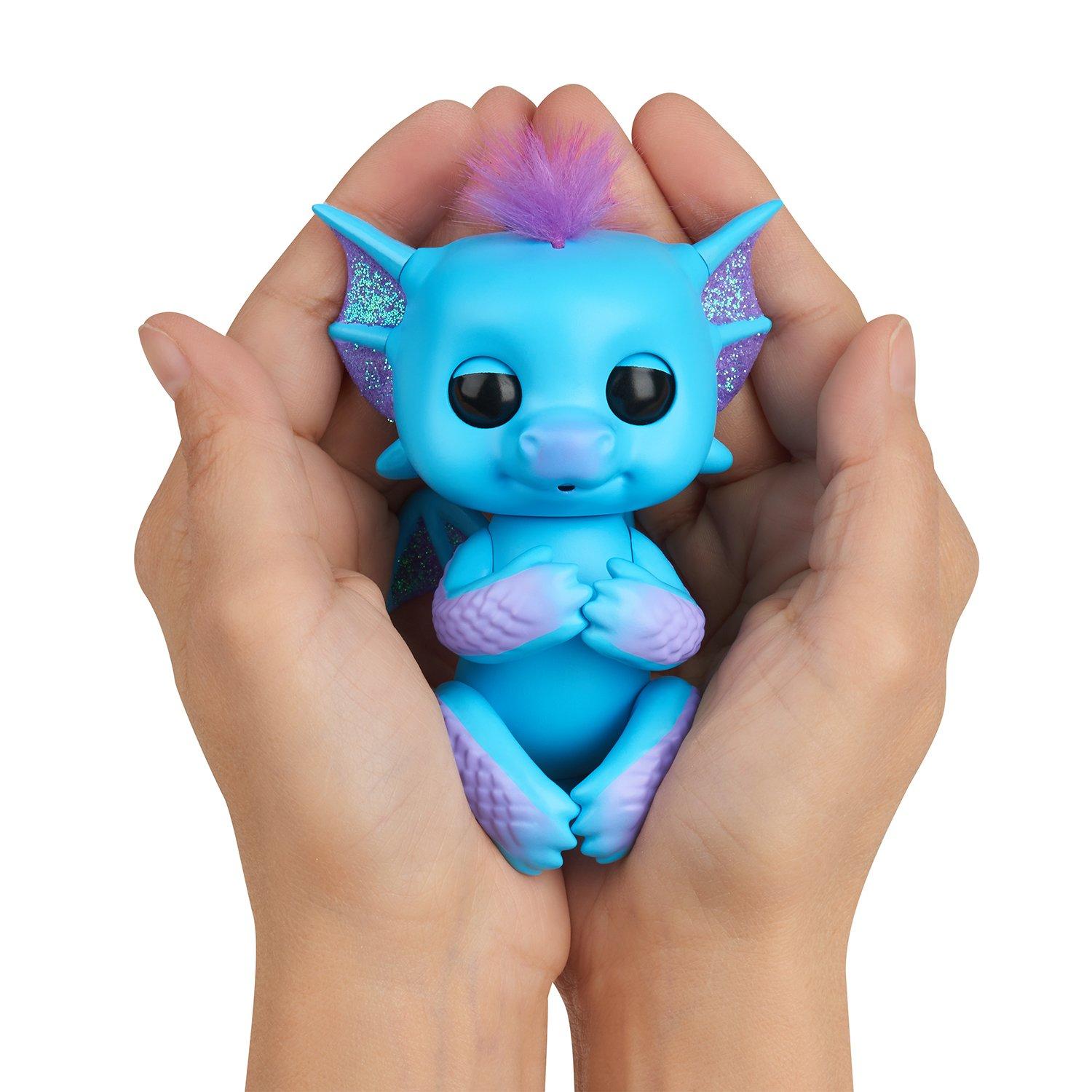 Fingerlings Tara Blue Baby Dragon Interactive Figure Gamestop