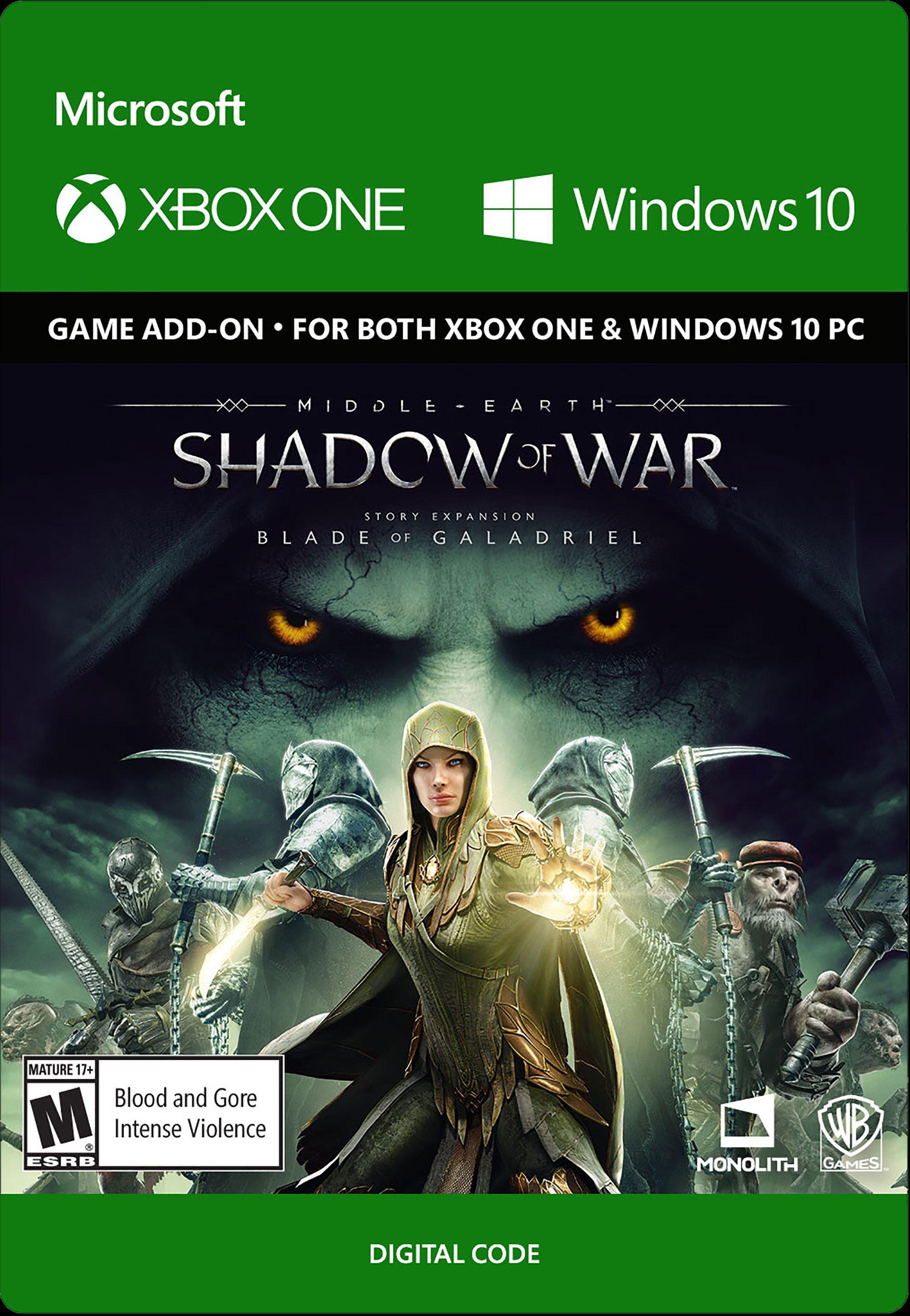 Middle Earth Shadow Of War Blade Of Galadriel Story Expansion Xbox One Gamestop