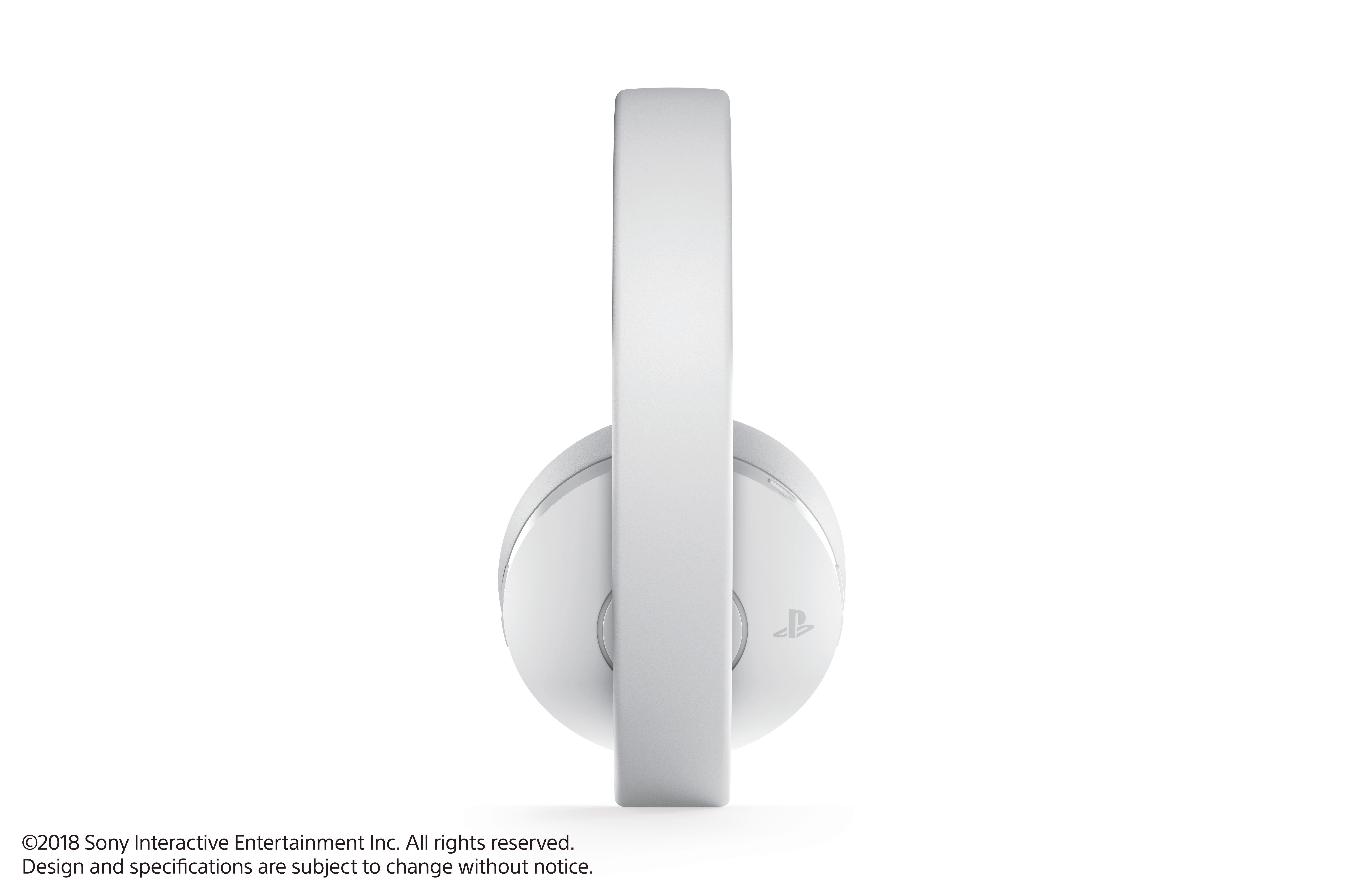 list item 8 of 12 PlayStation 4 New Gold White Wireless Headset
