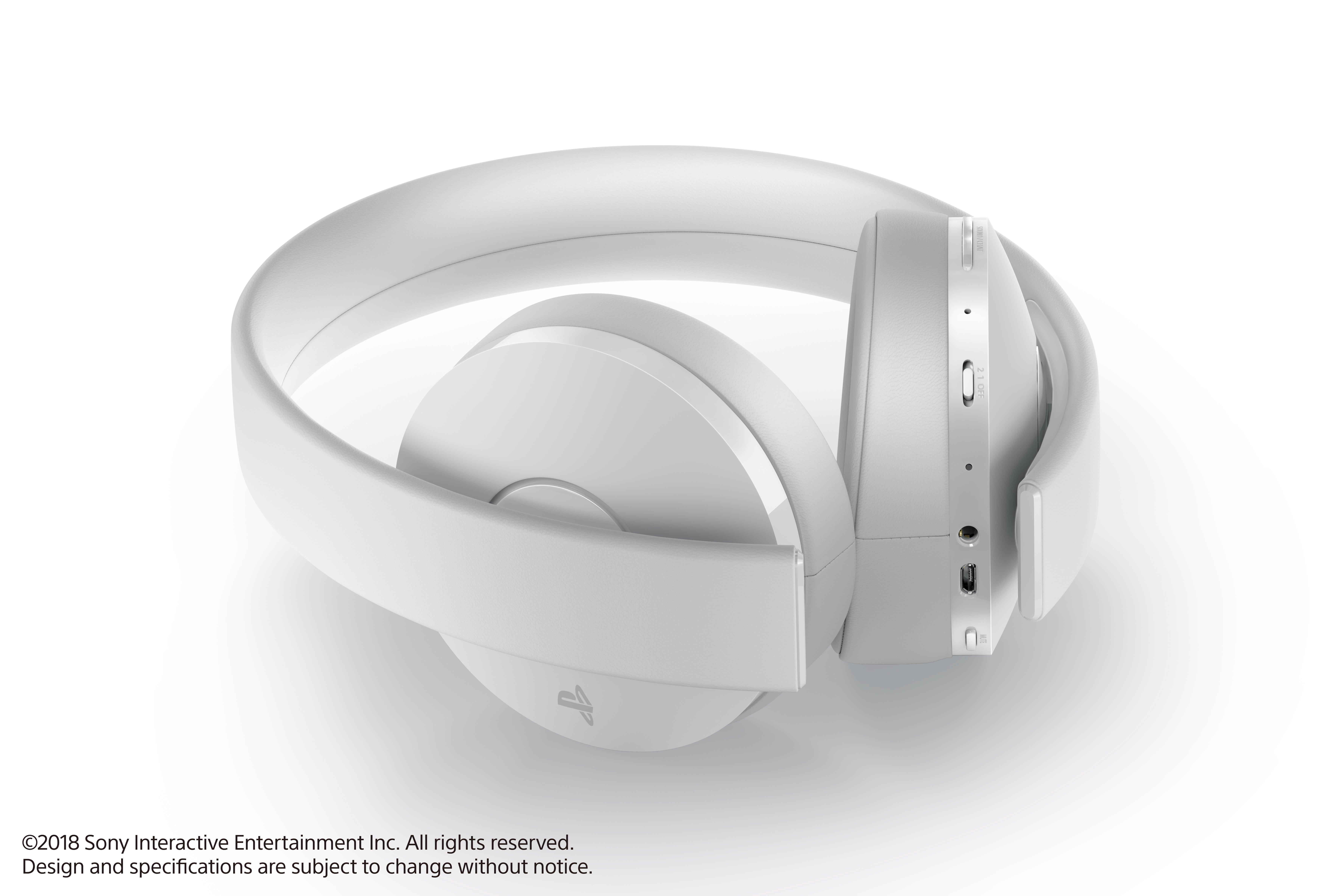 playstation wireless headset white