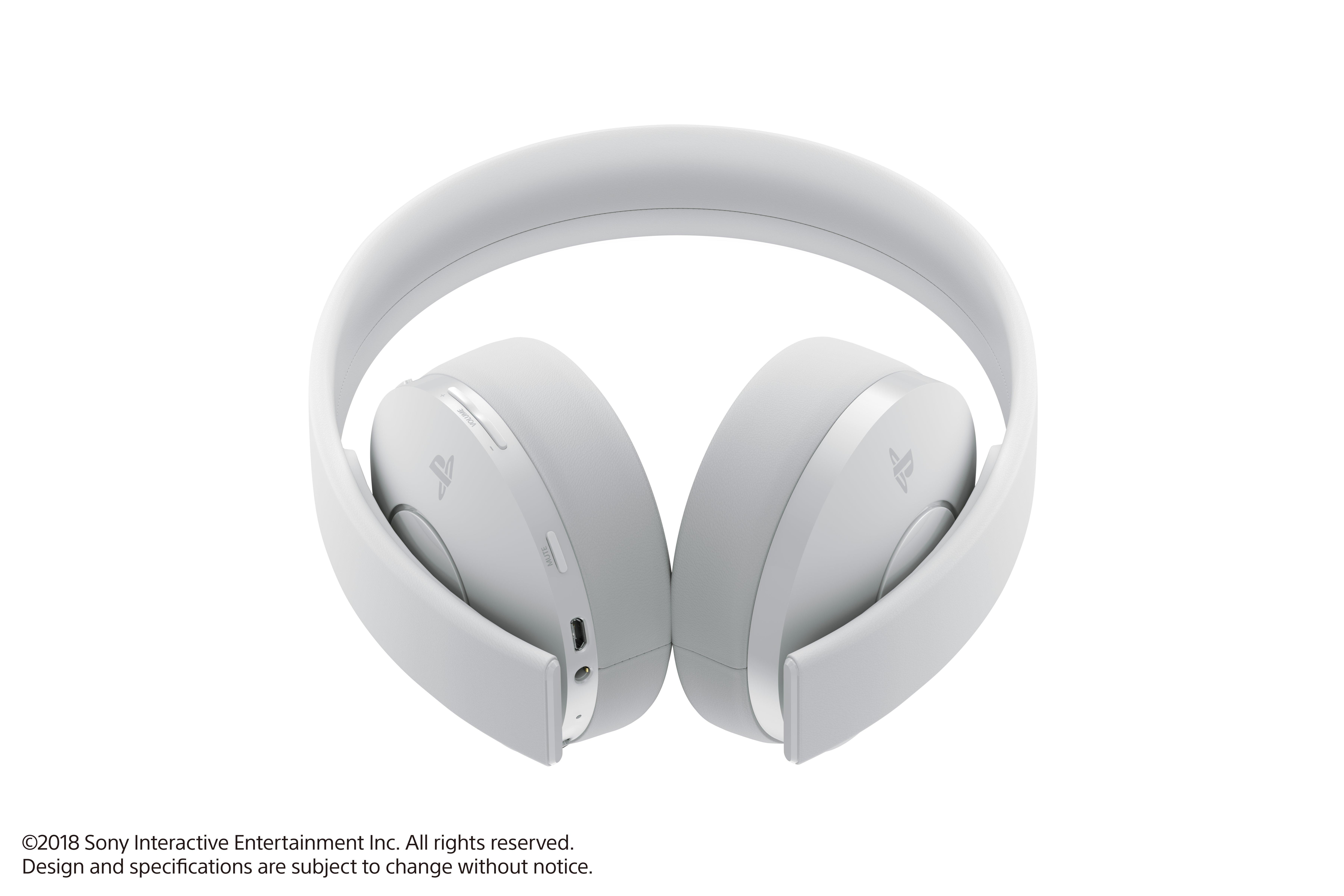 list item 4 of 12 PlayStation 4 New Gold White Wireless Headset
