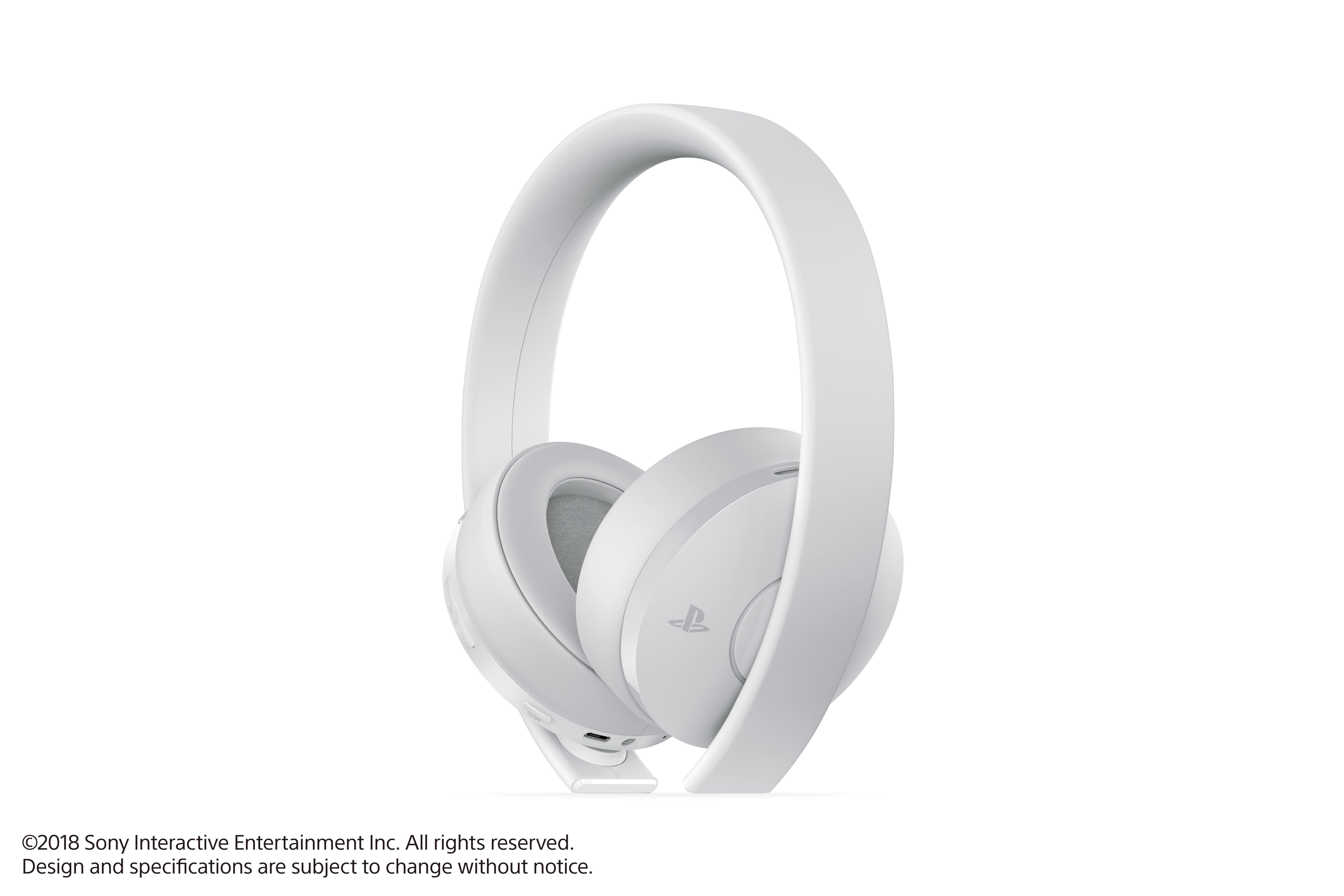 list item 3 of 12 PlayStation 4 New Gold White Wireless Headset