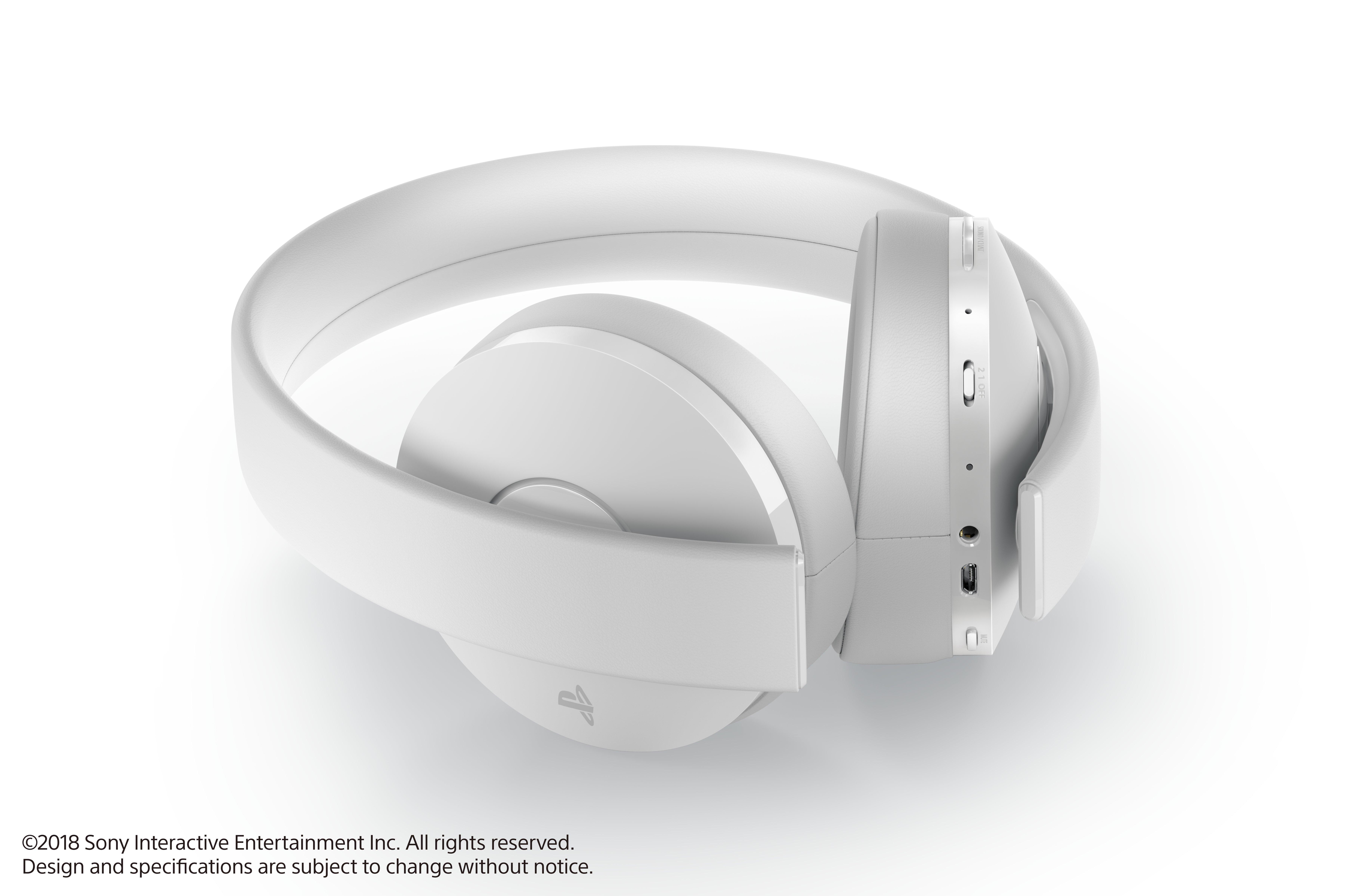 list item 2 of 12 PlayStation 4 New Gold White Wireless Headset
