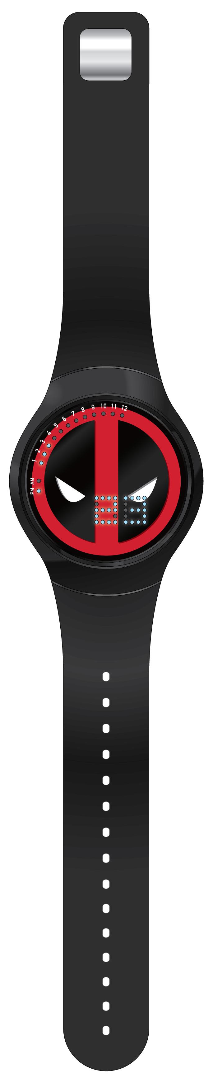 deadpool led watch