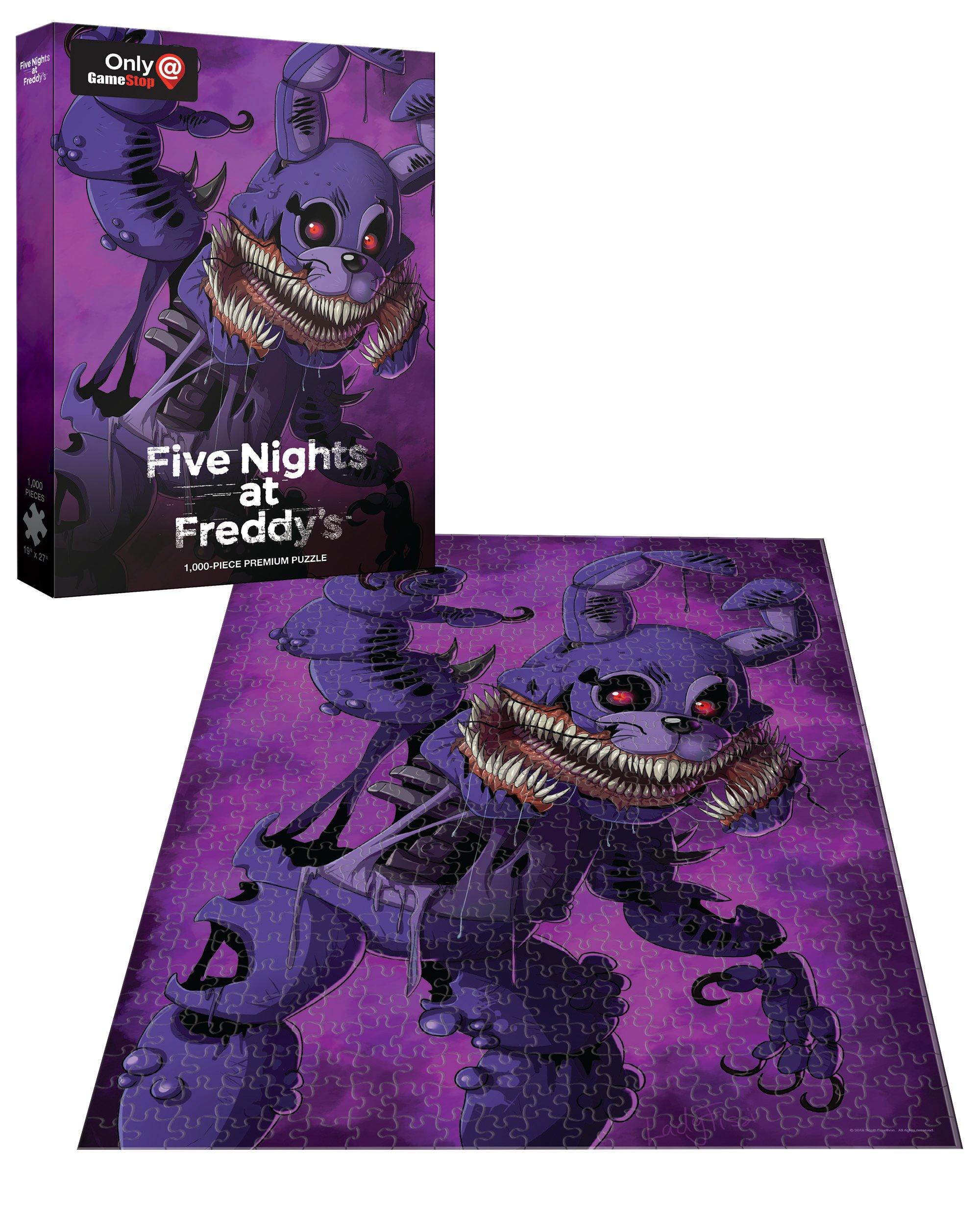 Five Nights At Freddys Twisted Bonnie 1000 Piece Premium Puzzle Only At Gamestop Gamestop - 