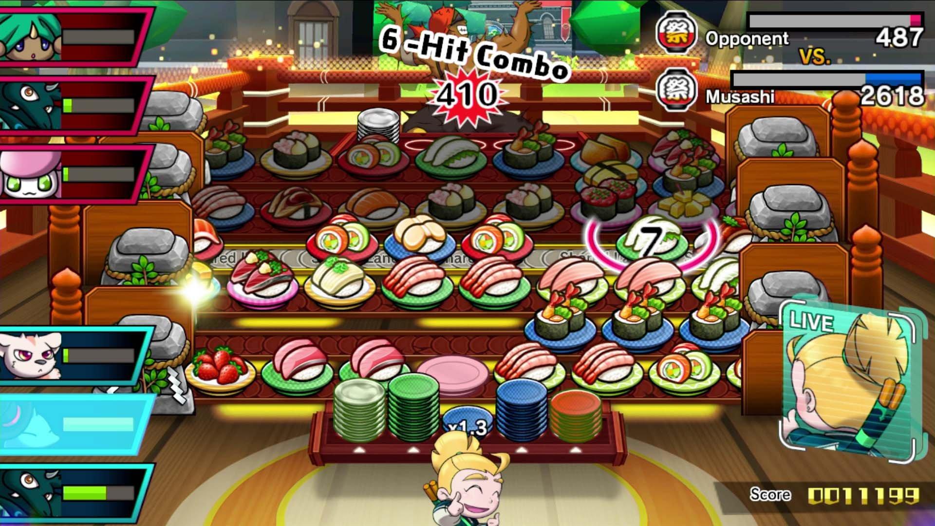 list item 6 of 6 Sushi Striker: The Way of the Sushido - Nintendo 3DS