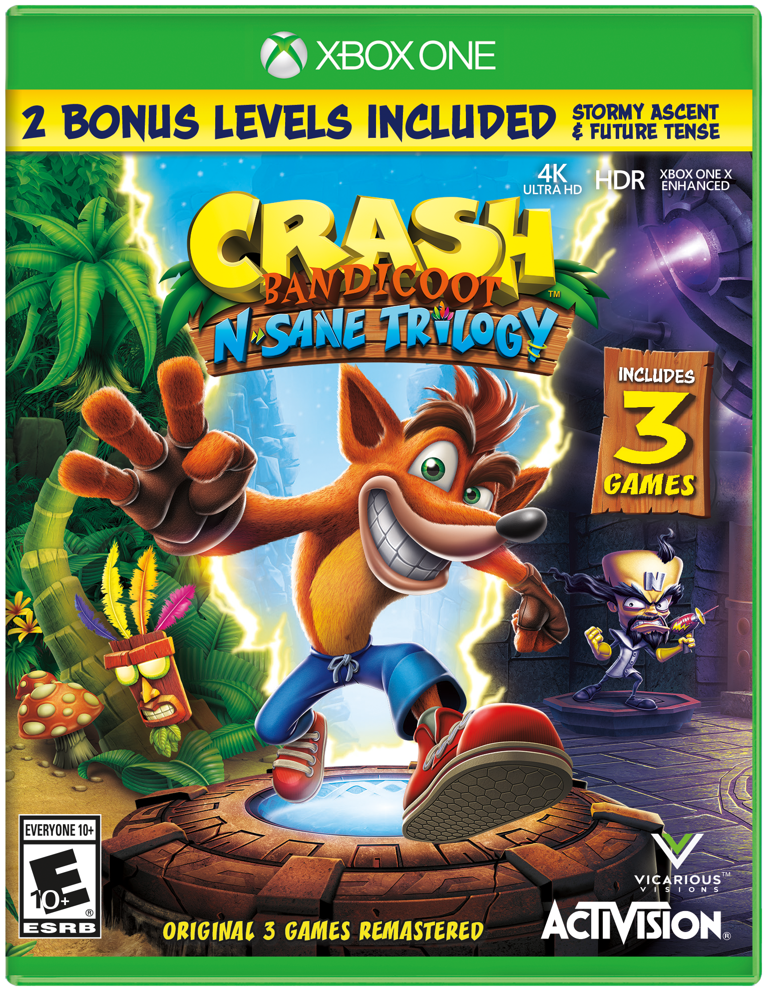 is crash bandicoot on xbox one