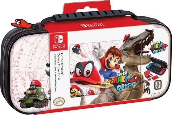 Super Mario Odyssey White Game Traveler Deluxe Travel Case for Nintendo ...