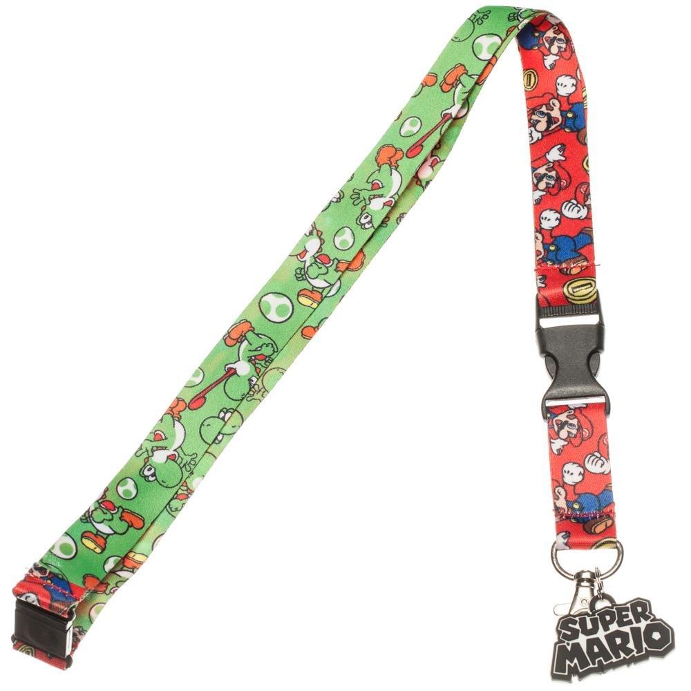Super Mario Bros. Mario and Yoshi Lanyard GameStop