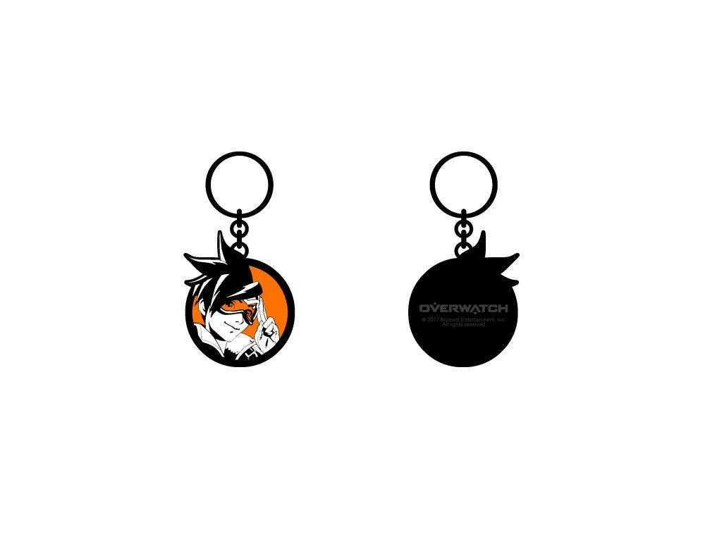 Overwatch Tracer Circle Keychain