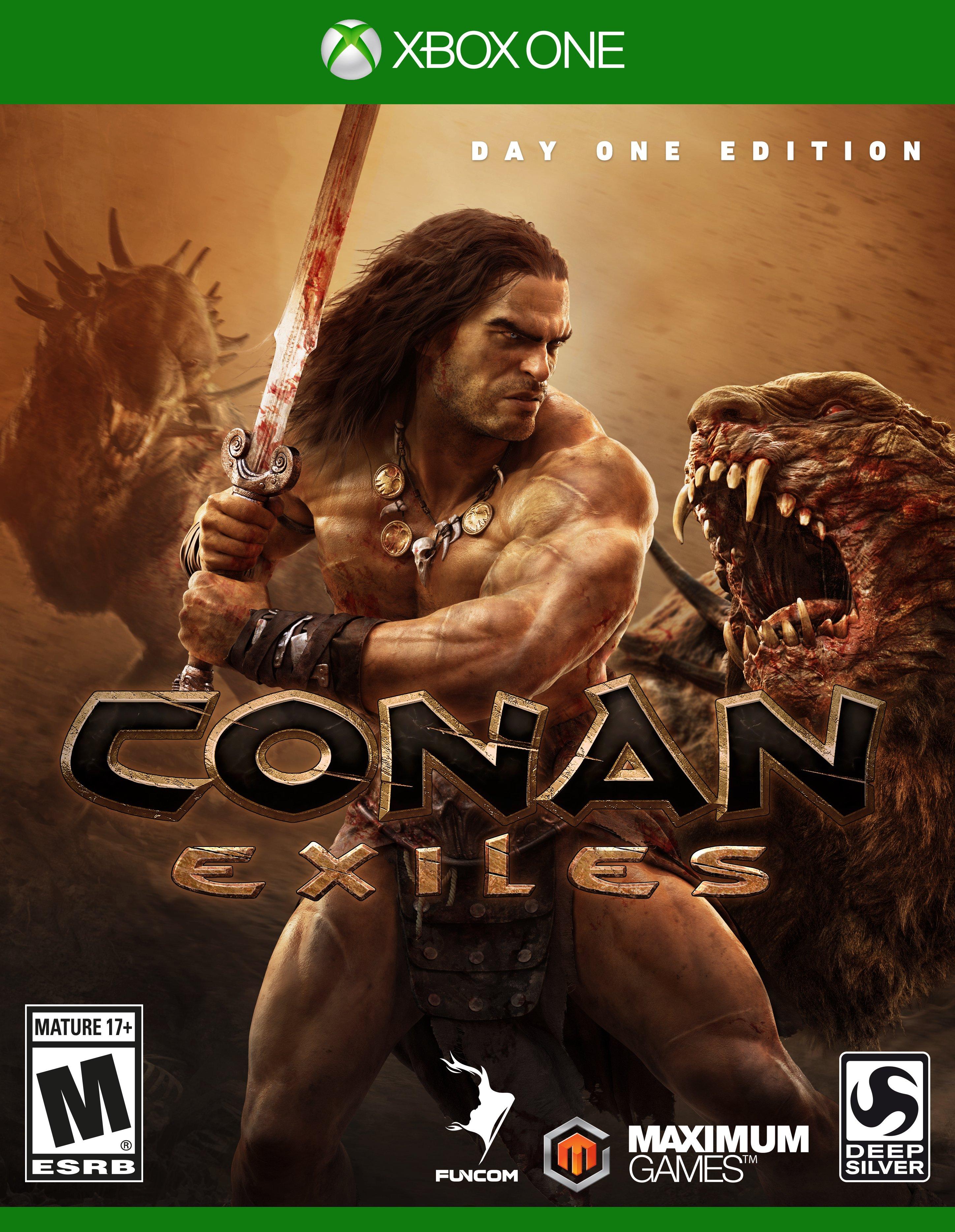 Конан играть. Conan Exiles Xbox one обложка. Conan Exiles [ps4]. Игра Конан эксилес. Игра на ps4 Conan.