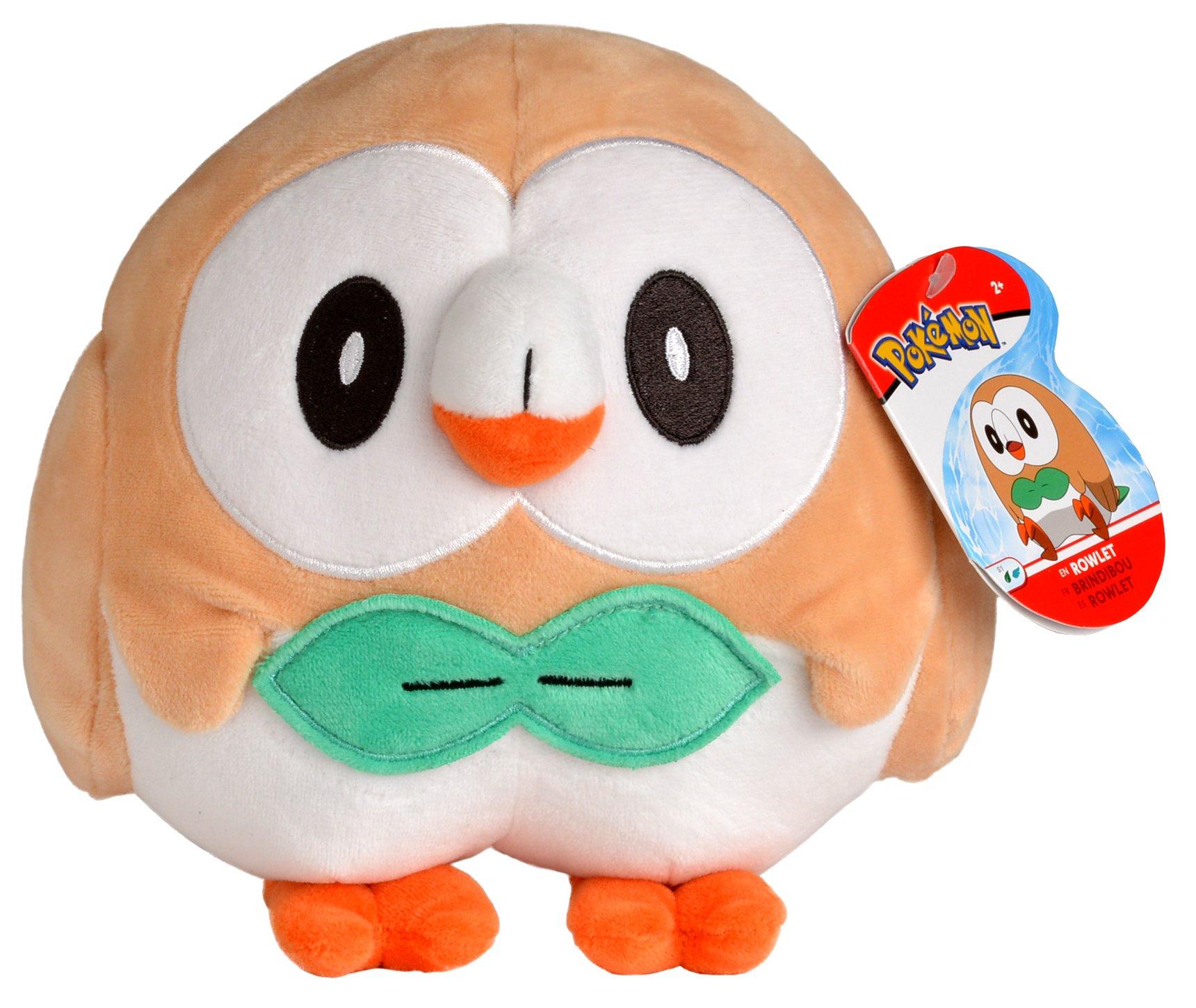 Jazwares Pokemon Legends: Arceus Rowlet 8-in Plush