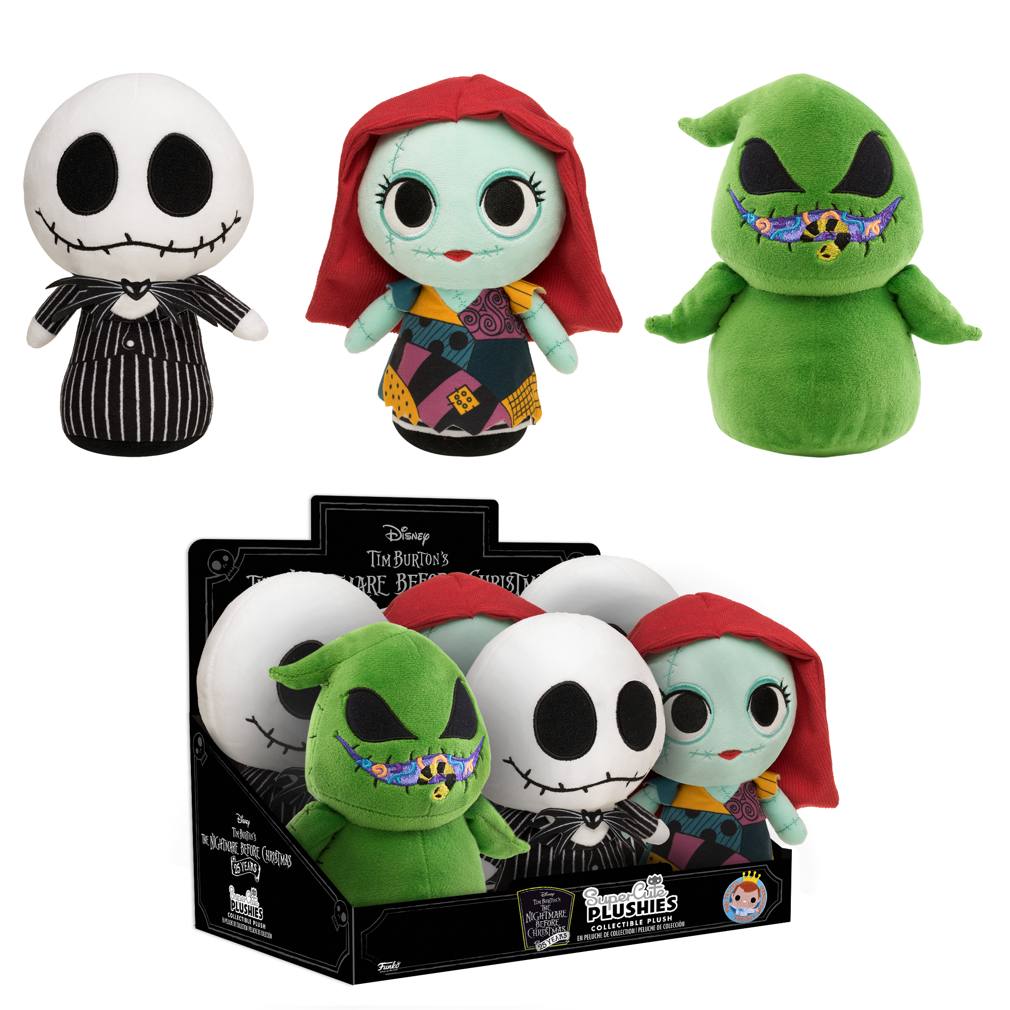 nightmare before christmas plush dolls