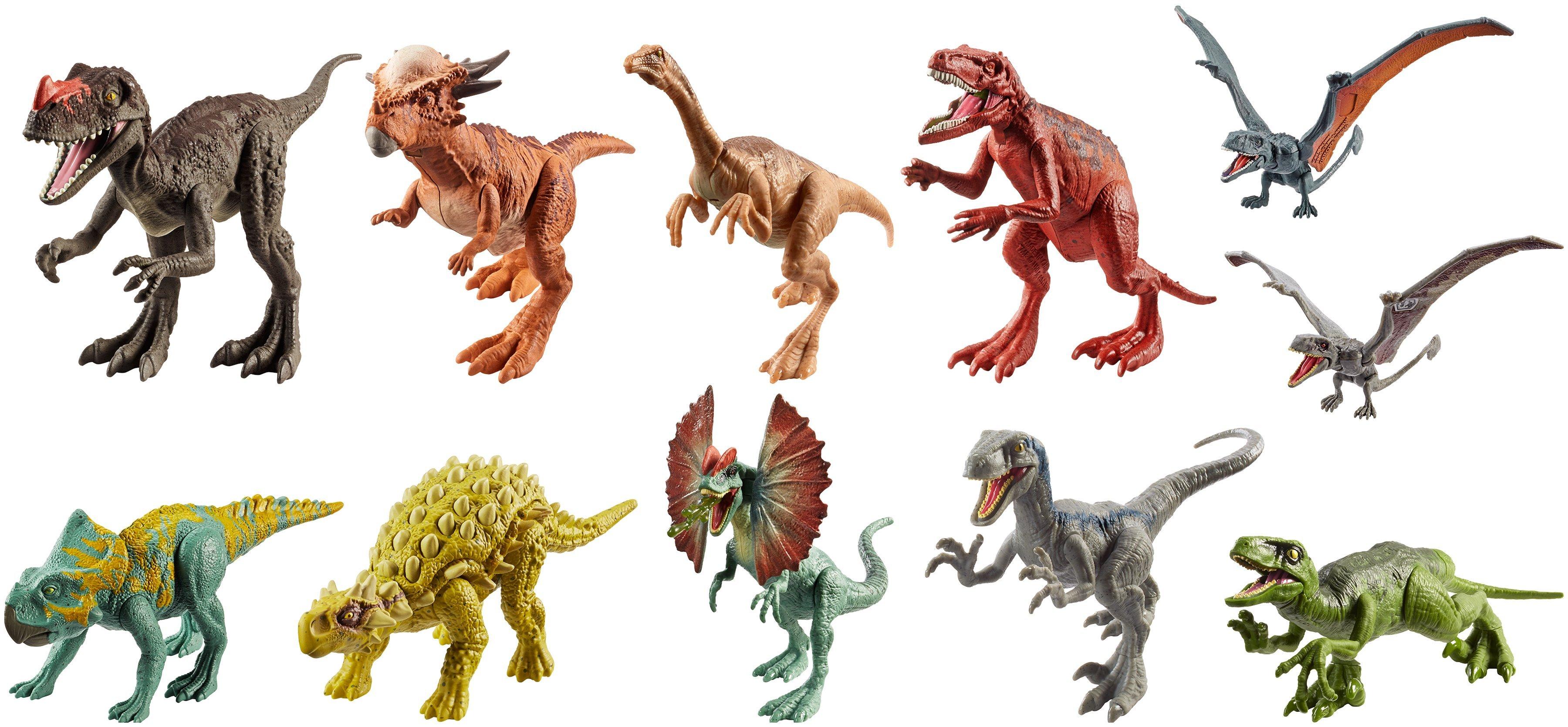mattel jurassic world attack pack
