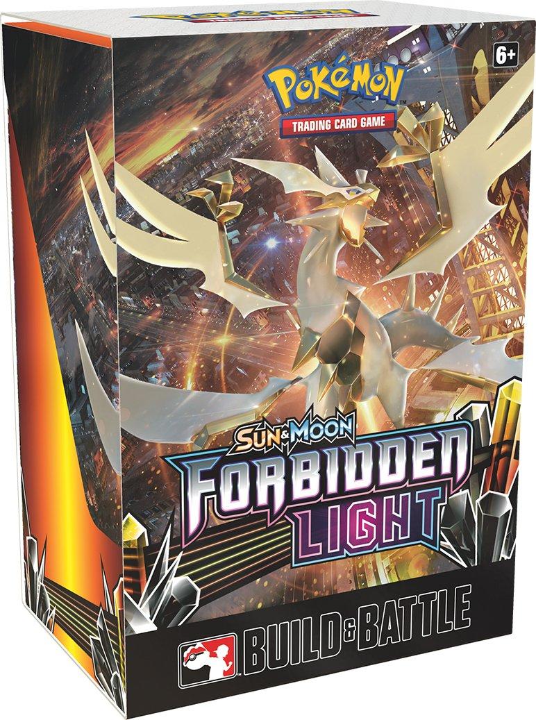 Pokemon Trading Card Game Sun And Moon Forbidden Light Build And Battle Box Gamestop