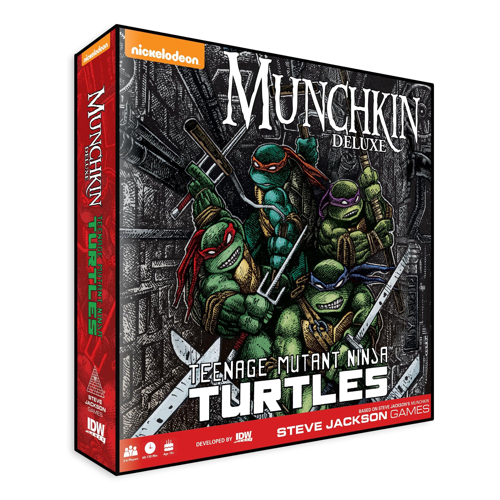 Munchkin: Teenage Mutant Ninja Turtles Deluxe Board Game ...