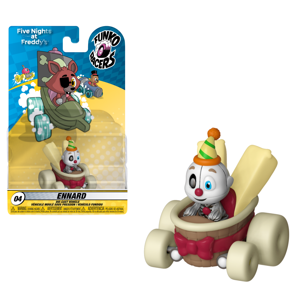 Funko Racers Five Nights At Freddys Ennard Gamestop - roblox id codes fnaf foxy noticed