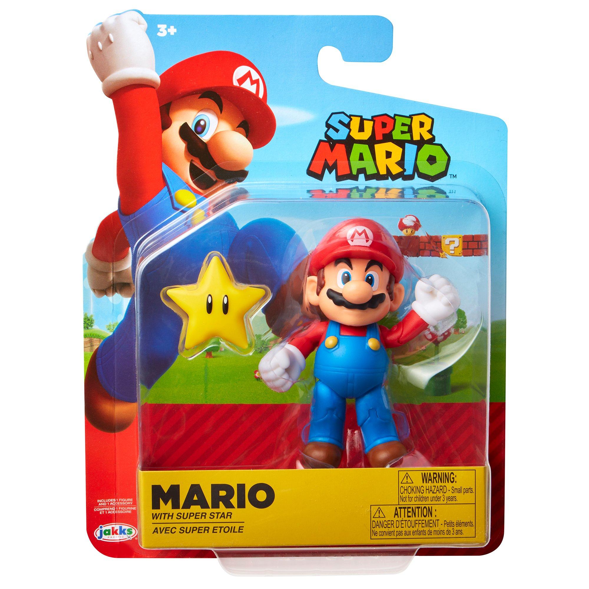 Super Mario with Star Accessory Action Figure GameStop