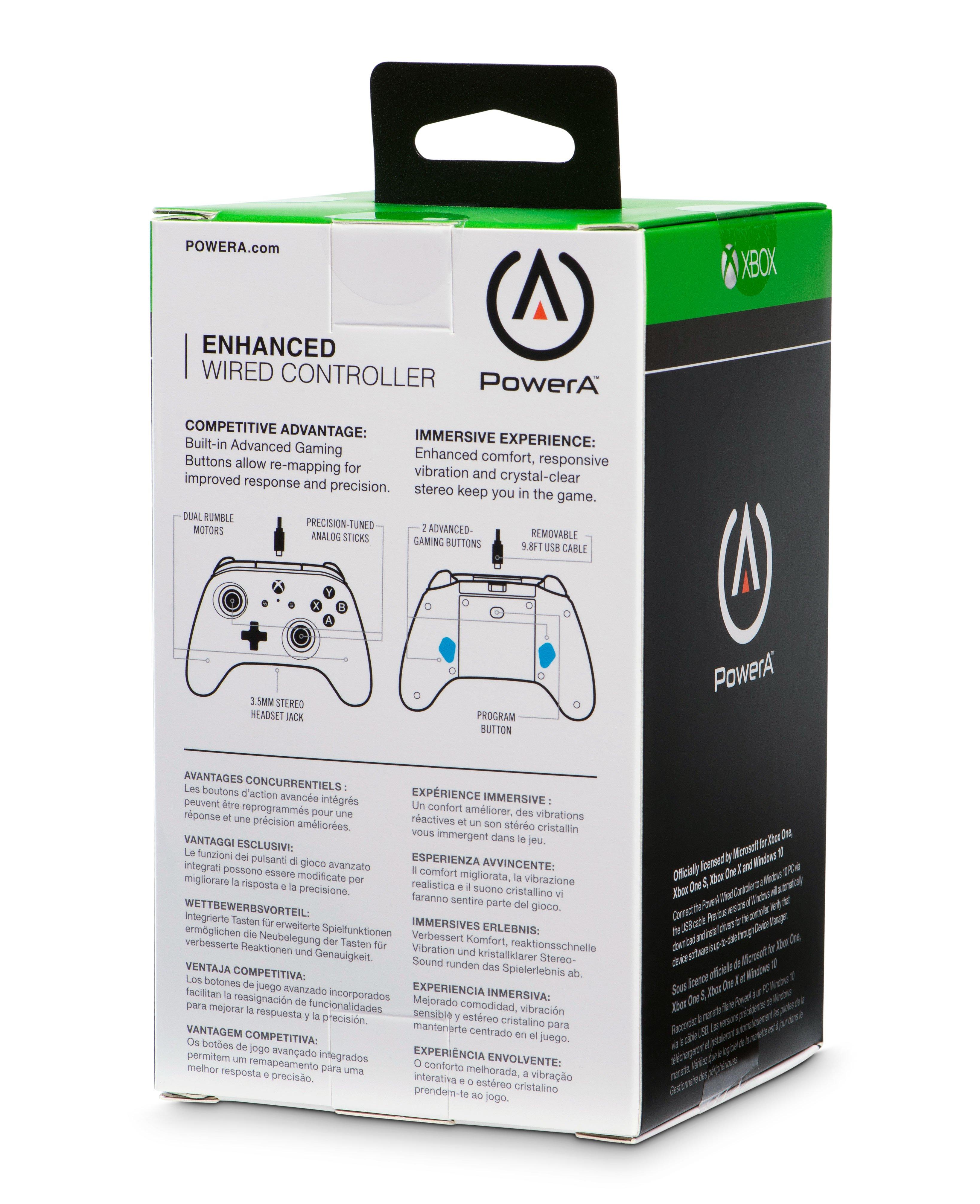 PowerA Enhanced Wired Controller for Xbox One - Sapphire ...