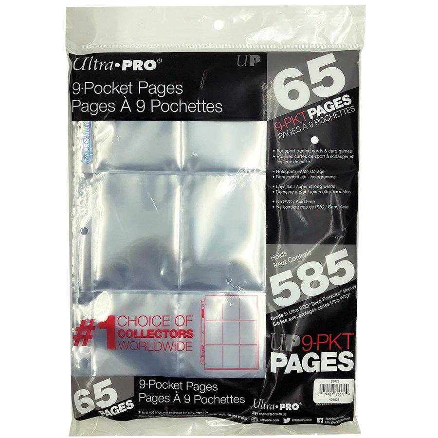 Ultra Pro 65 Pack 9 Pocket Pages Gamestop