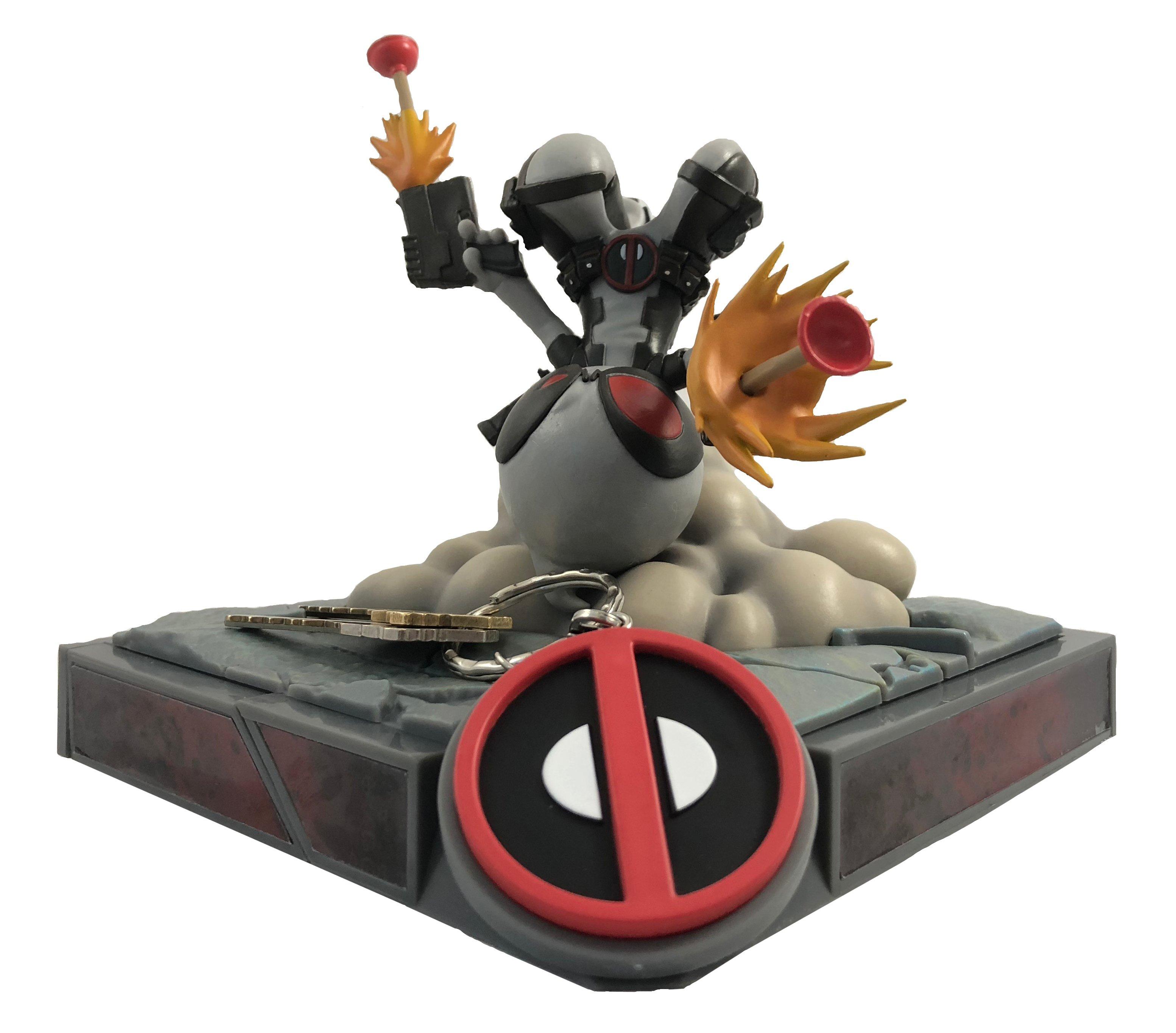 deadpool statue gamestop