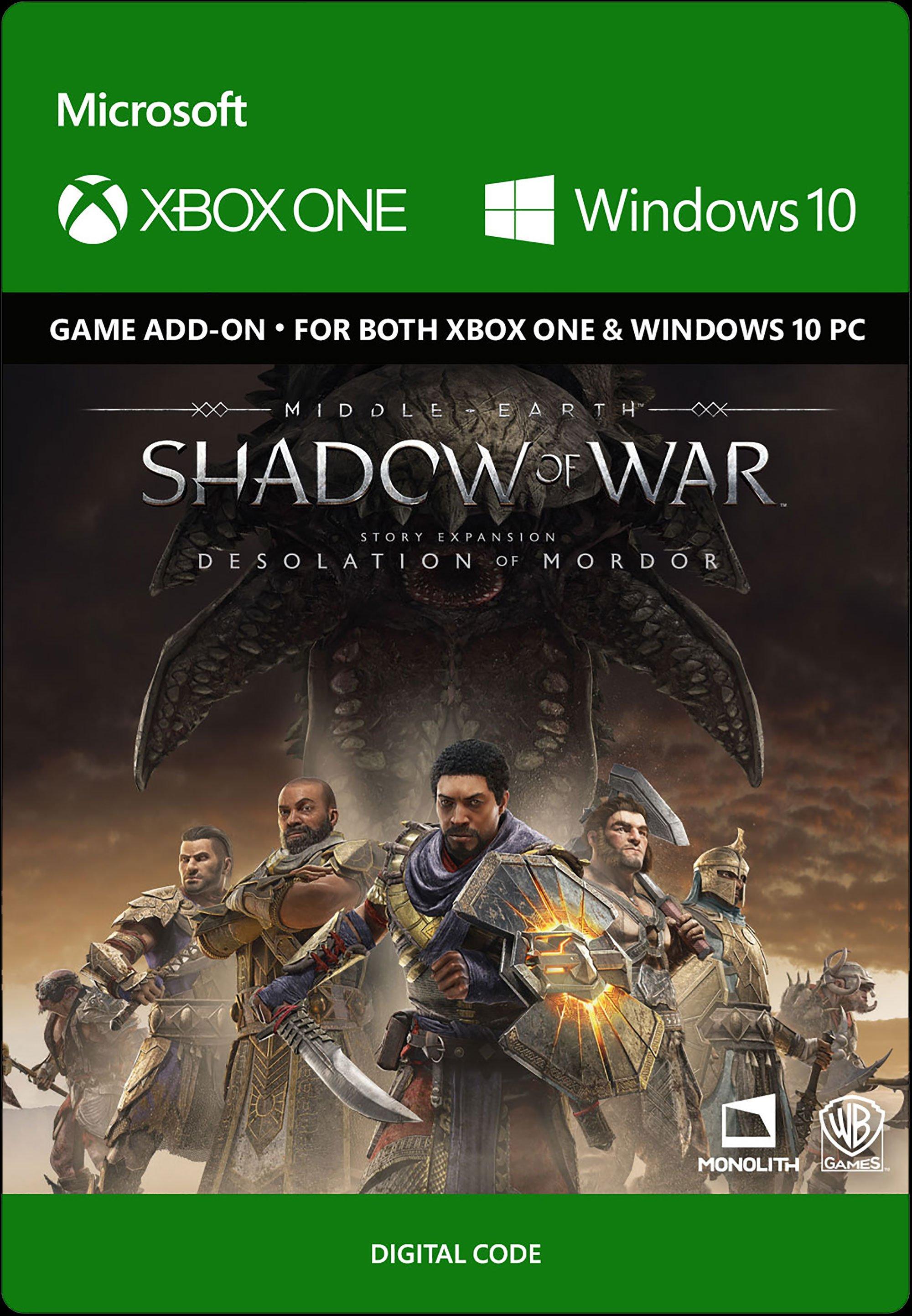Middle-earth: Shadow of War Desolation of Mordor Story Expansion DLC - Xbox One
