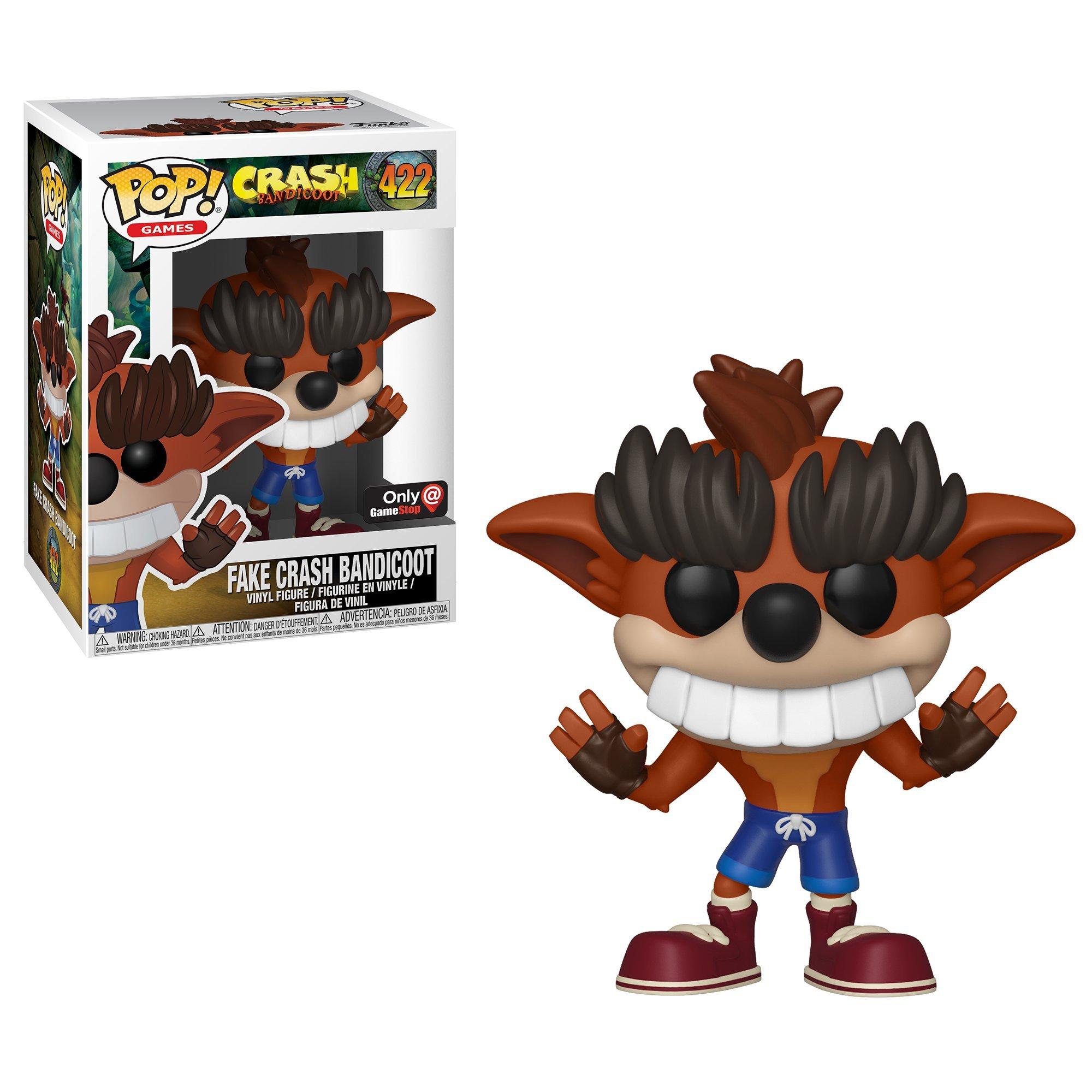 funko pop fake crash bandicoot