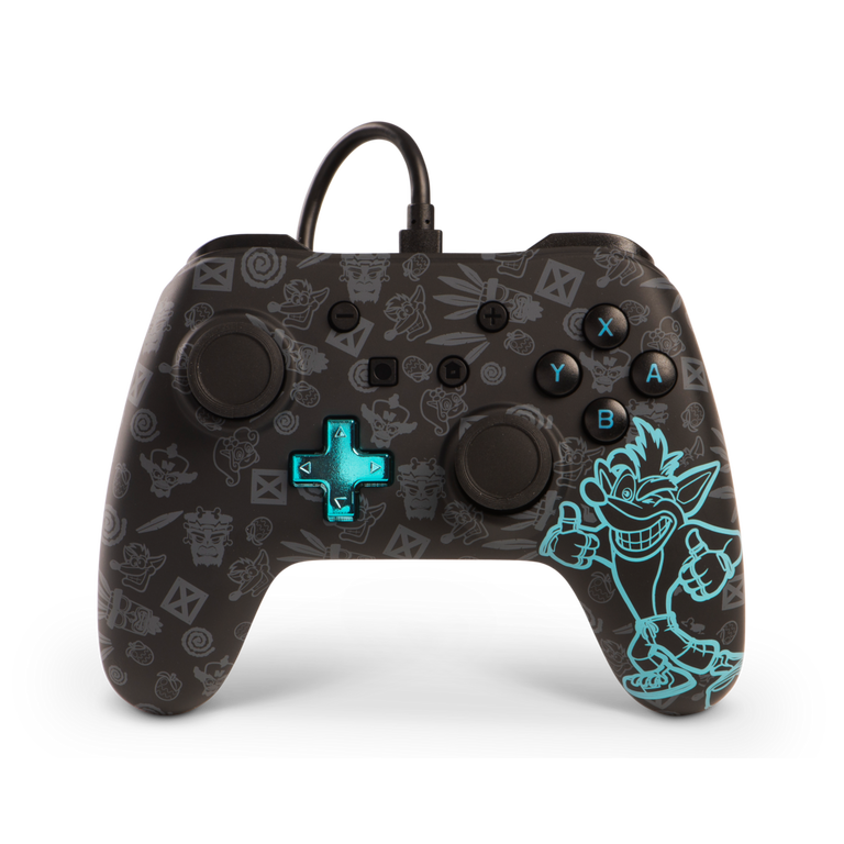 PowerA Crash Bandicoot Wired Controller for Nintendo Switch
