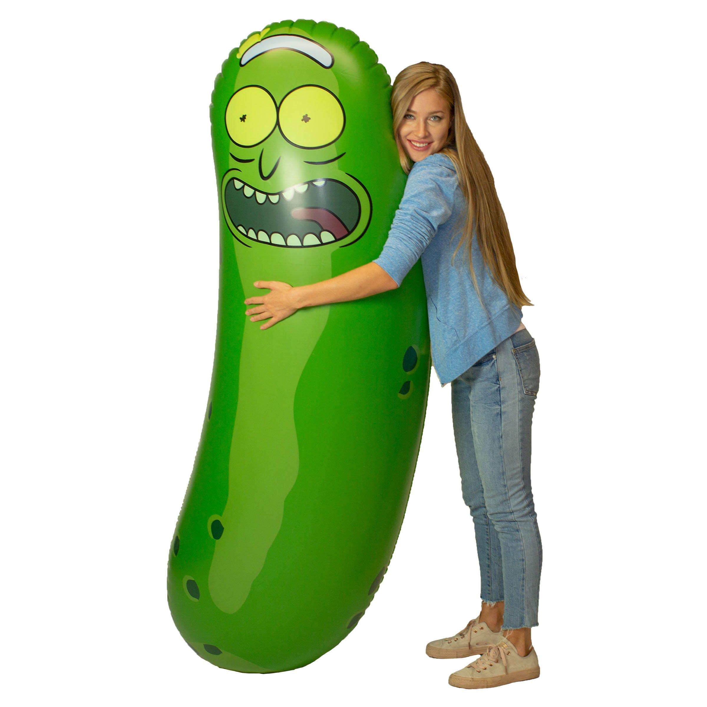 giant stuffed pickle rick