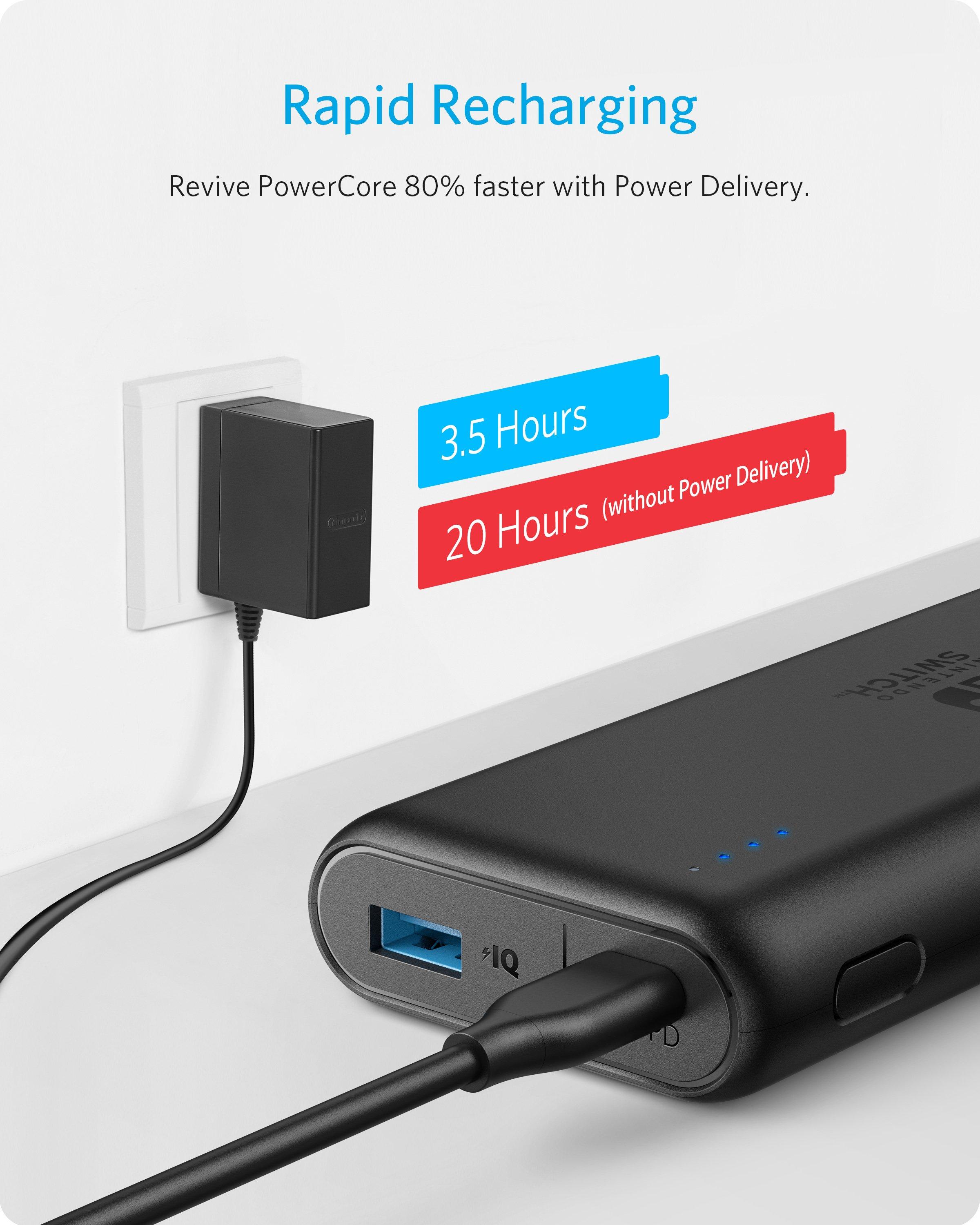 Fantasia Trading Anker PowerCore 20100 for Nintendo Switch