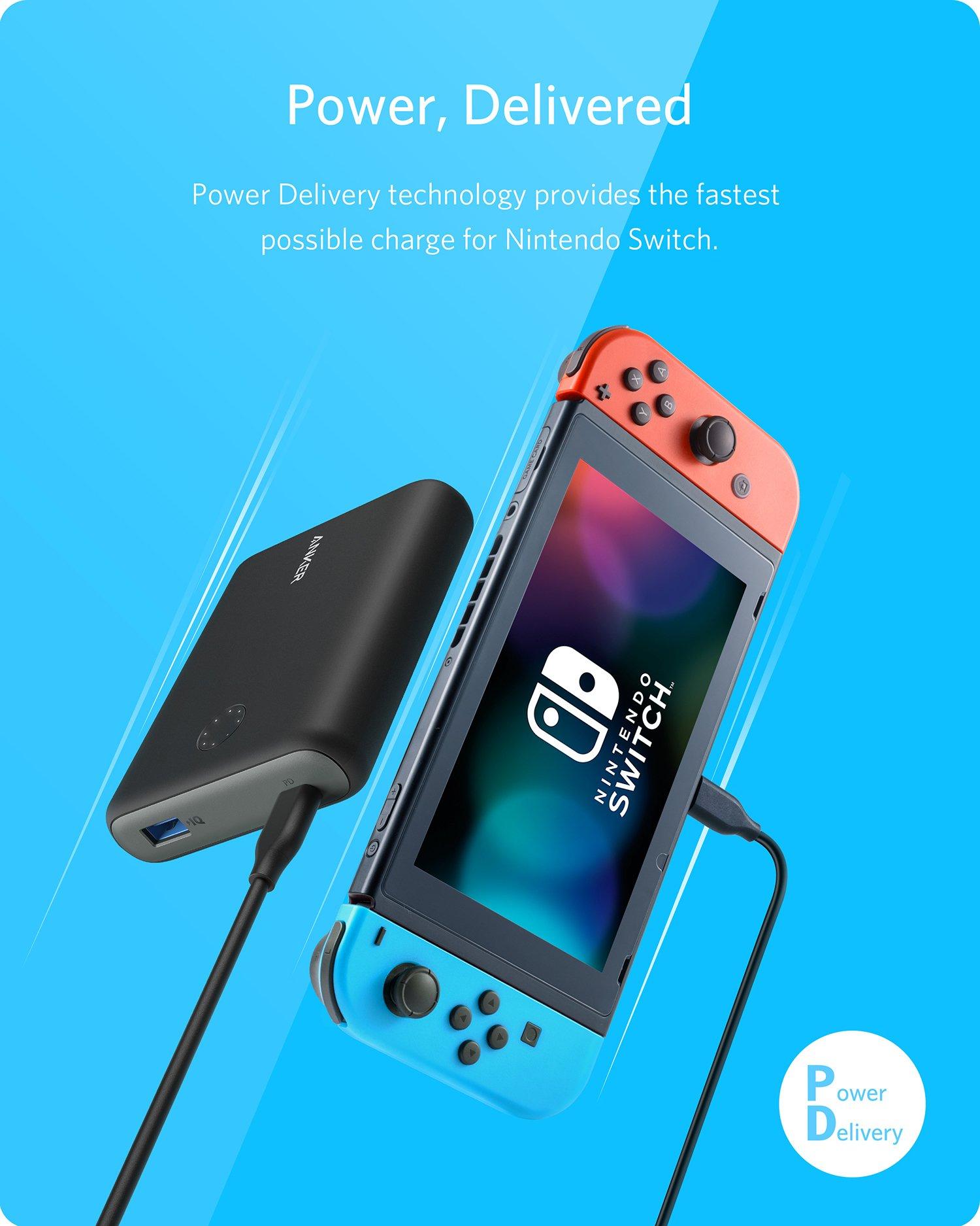 list item 6 of 8 Fantasia Trading Anker PowerCore 13400 for Nintendo Switch