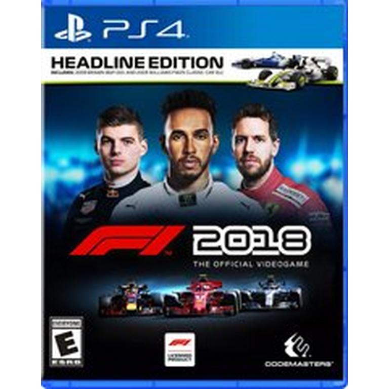 Rejse ensidigt Quilt F1 2018 Headline Edition - PlayStation 4 | PlayStation 4 | GameStop