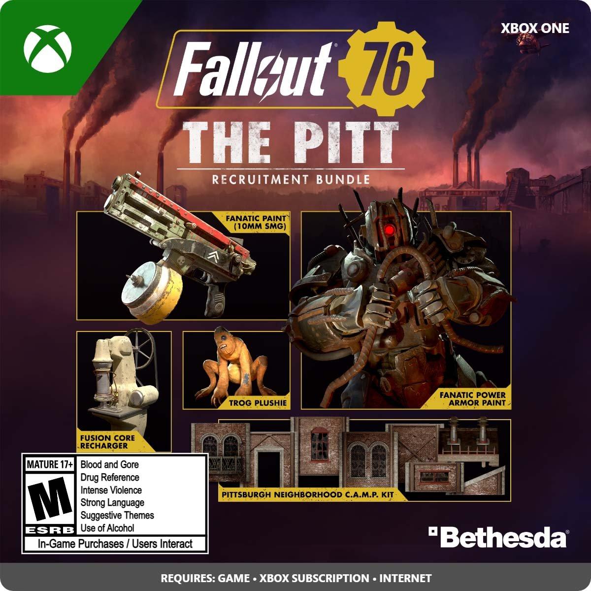 Fallout 76: The Pitt Recruitment Bundle - Xbox One, Xbox One