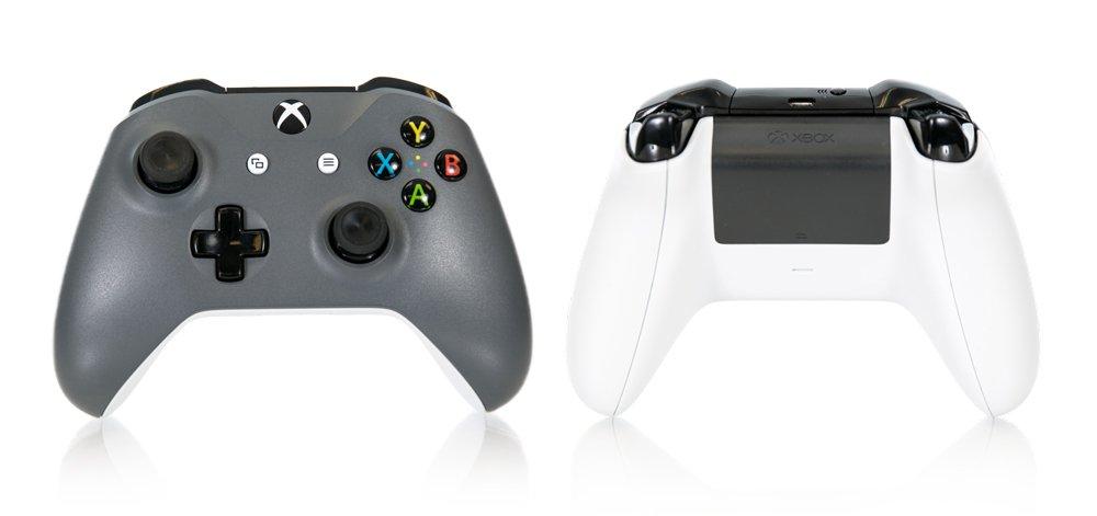 white and grey xbox one controller