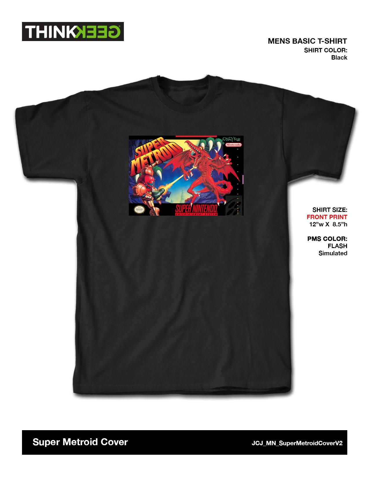 Nintendo Snes Super Metroid T Shirt Gamestop