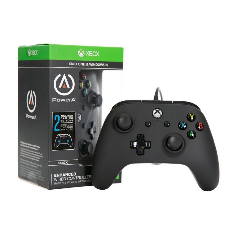 Xbox One Black Enhanced Wired Controller