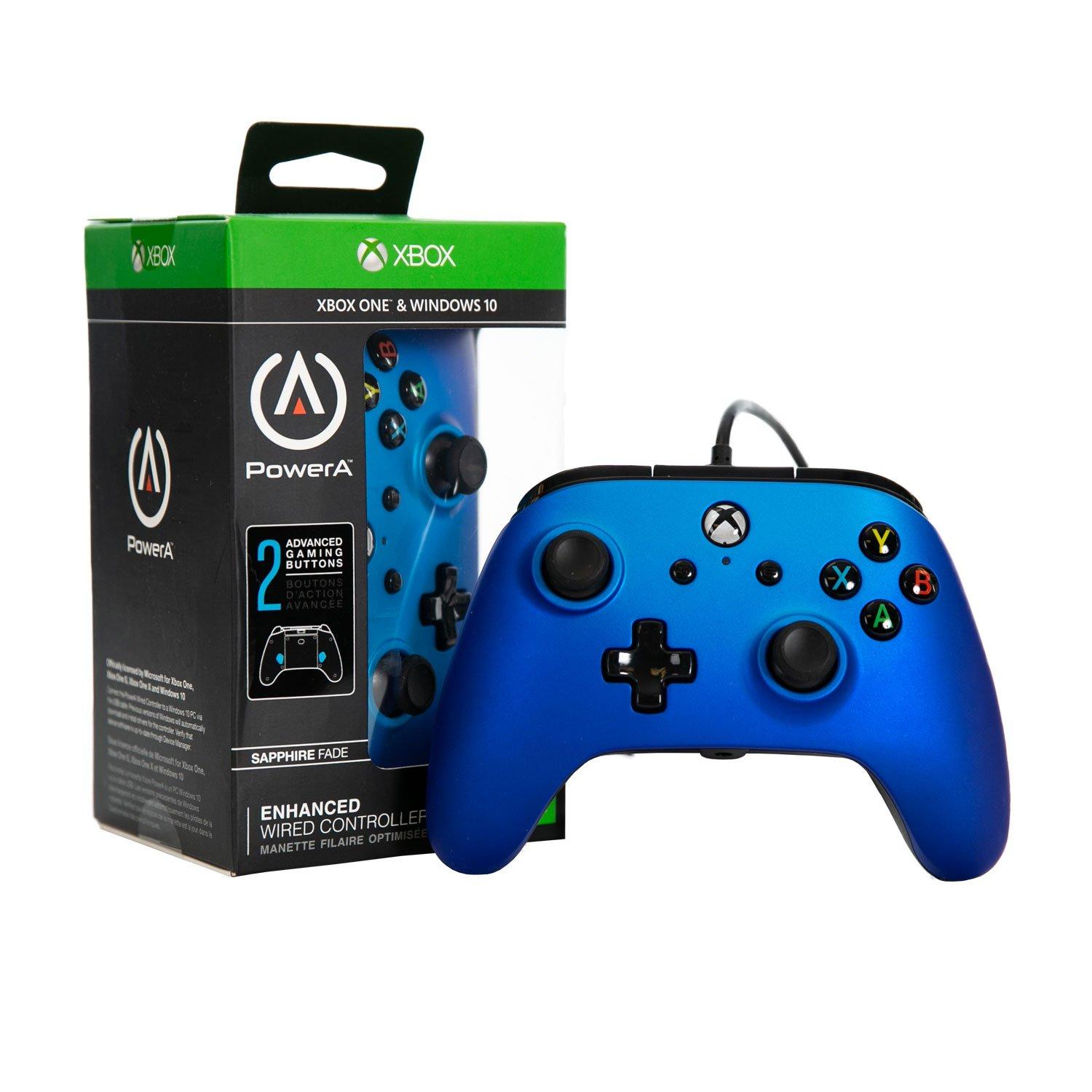 blue fade xbox controller