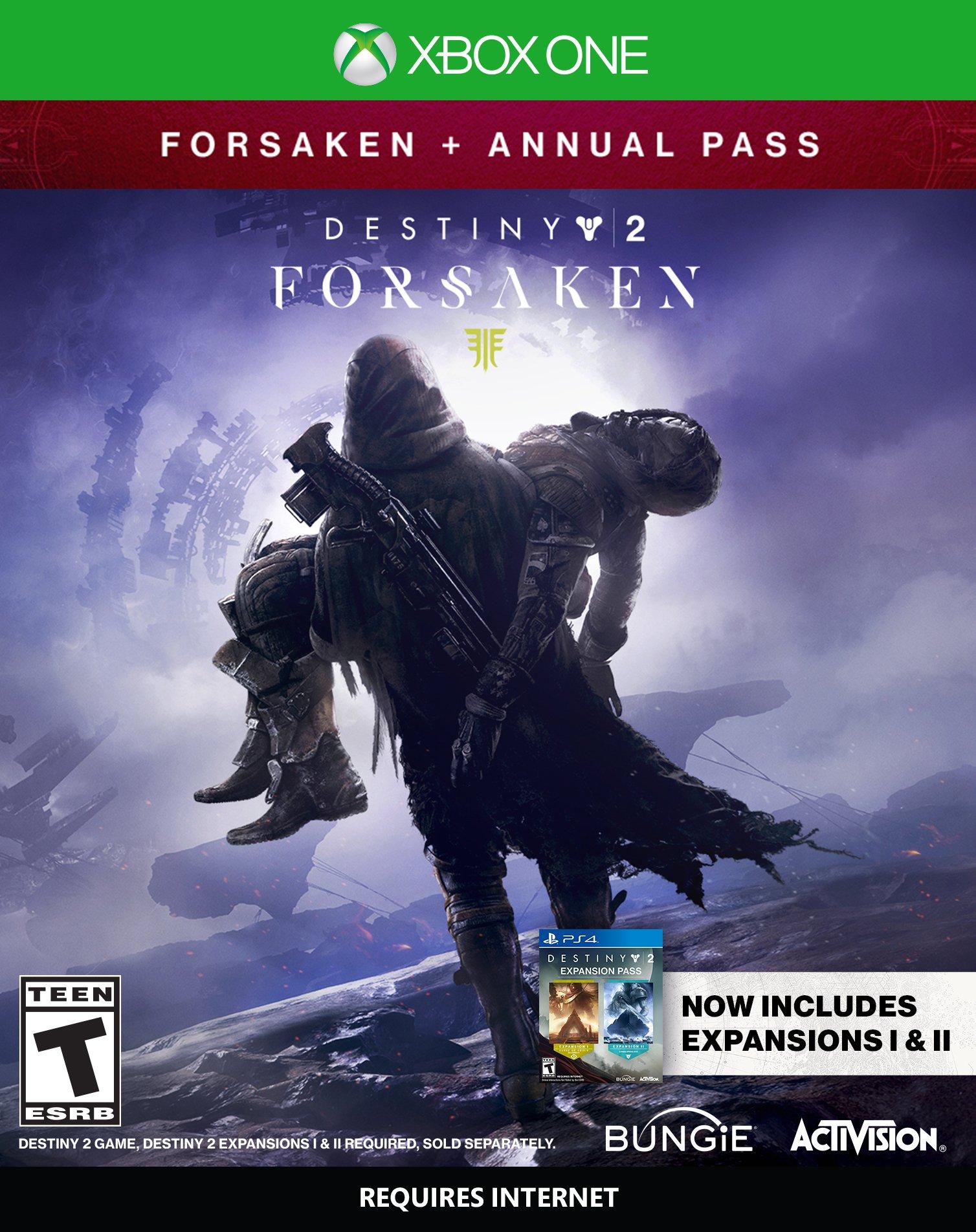 destiny 2 forsaken digital code xbox one