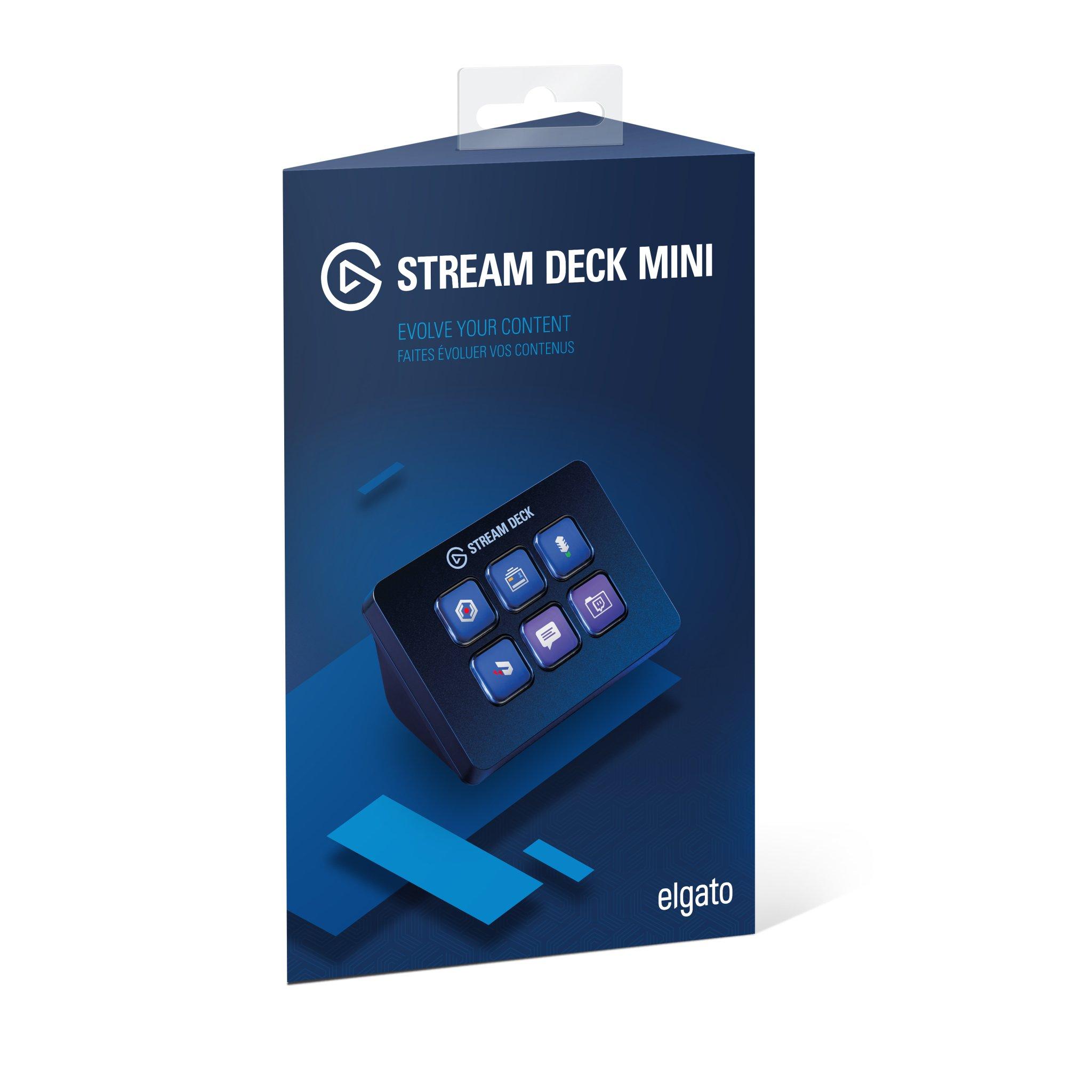 Elgato Stream Deck Mini Streaming and photo/video editing console None  (PC-controlled) Backlit, Display